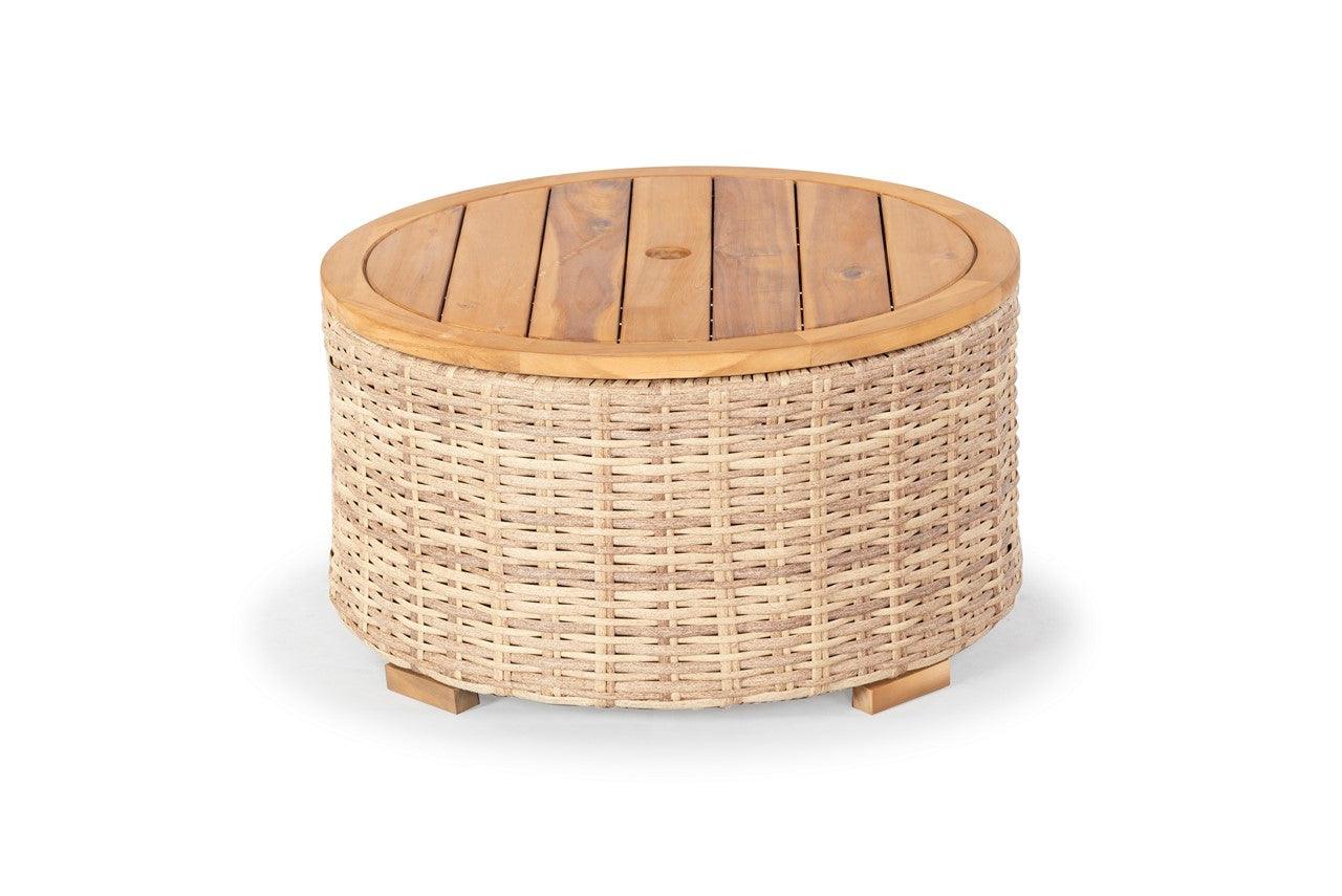 ANGUILLA WICKER COFFEE TABLE - Remutear