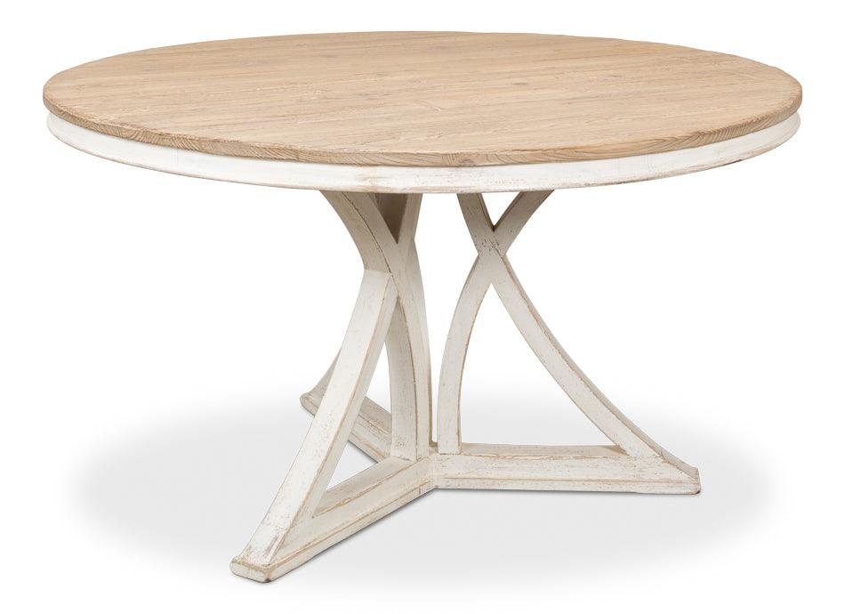 Flying Buttress Dining Table Ant. White - Remutear