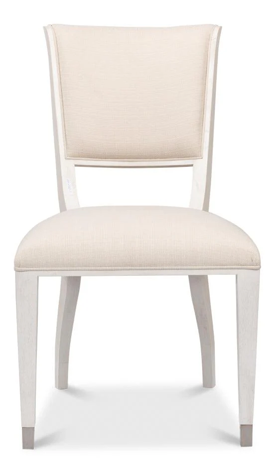 Elegant Dining Side Chair Working White - Set of 2 - Remutear
