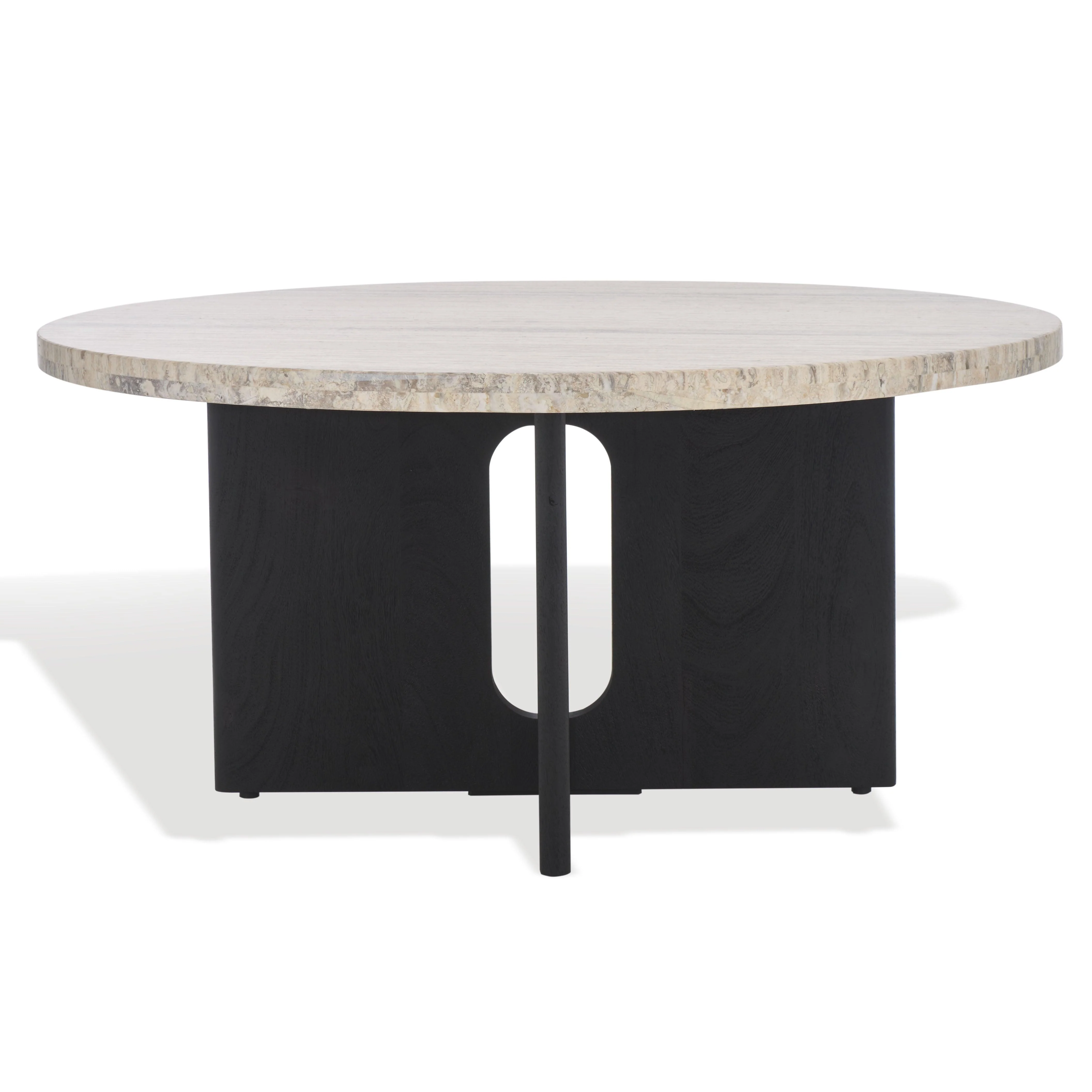 Shayna Travertine Coffee Table - Remutear