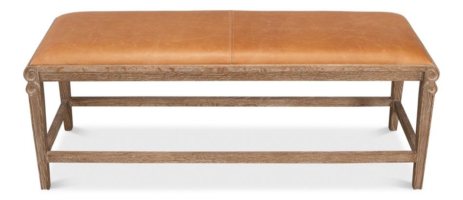 Smith Building Parlor Bench - Leather - Remutear