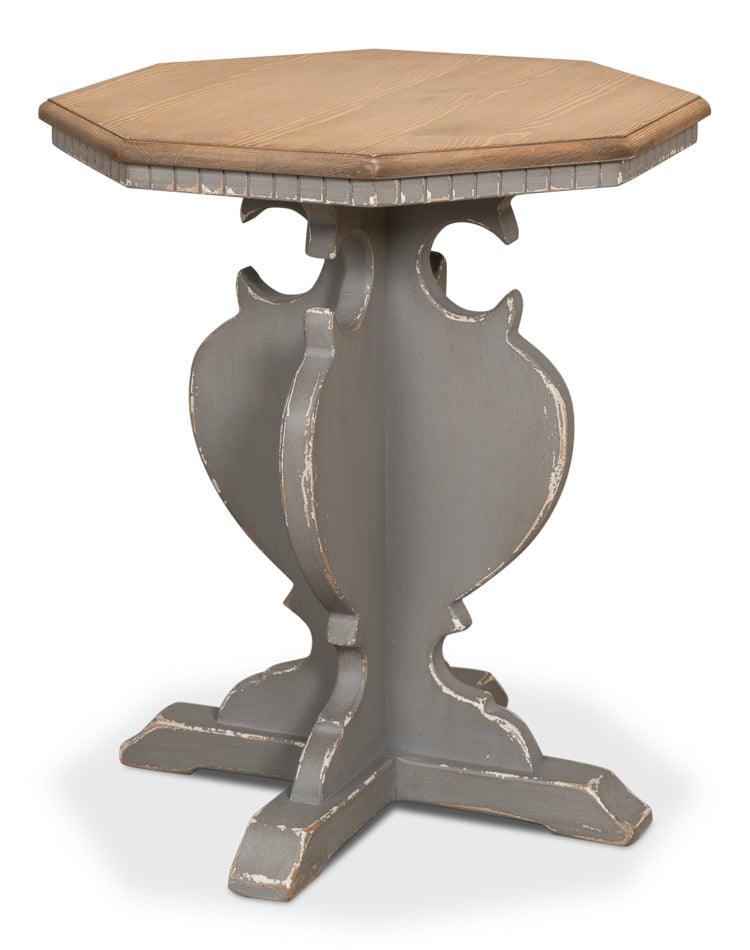 Brogan Side Table - Old Pine Finish - Remutear