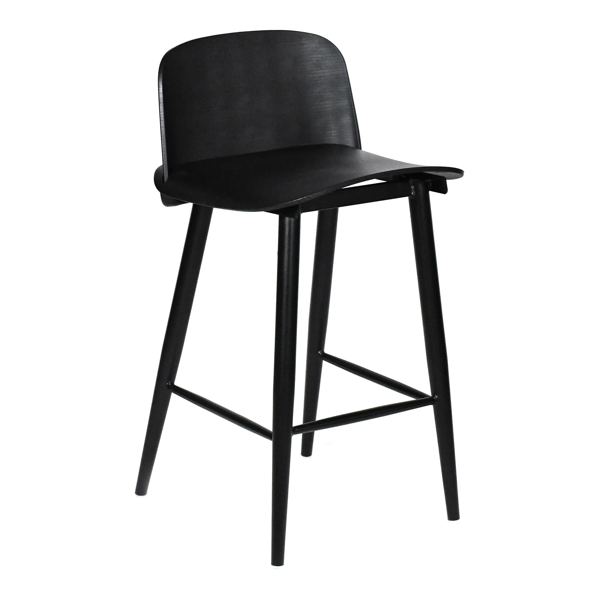 Looey Counter Stool Black - Set Of Two - Remutear