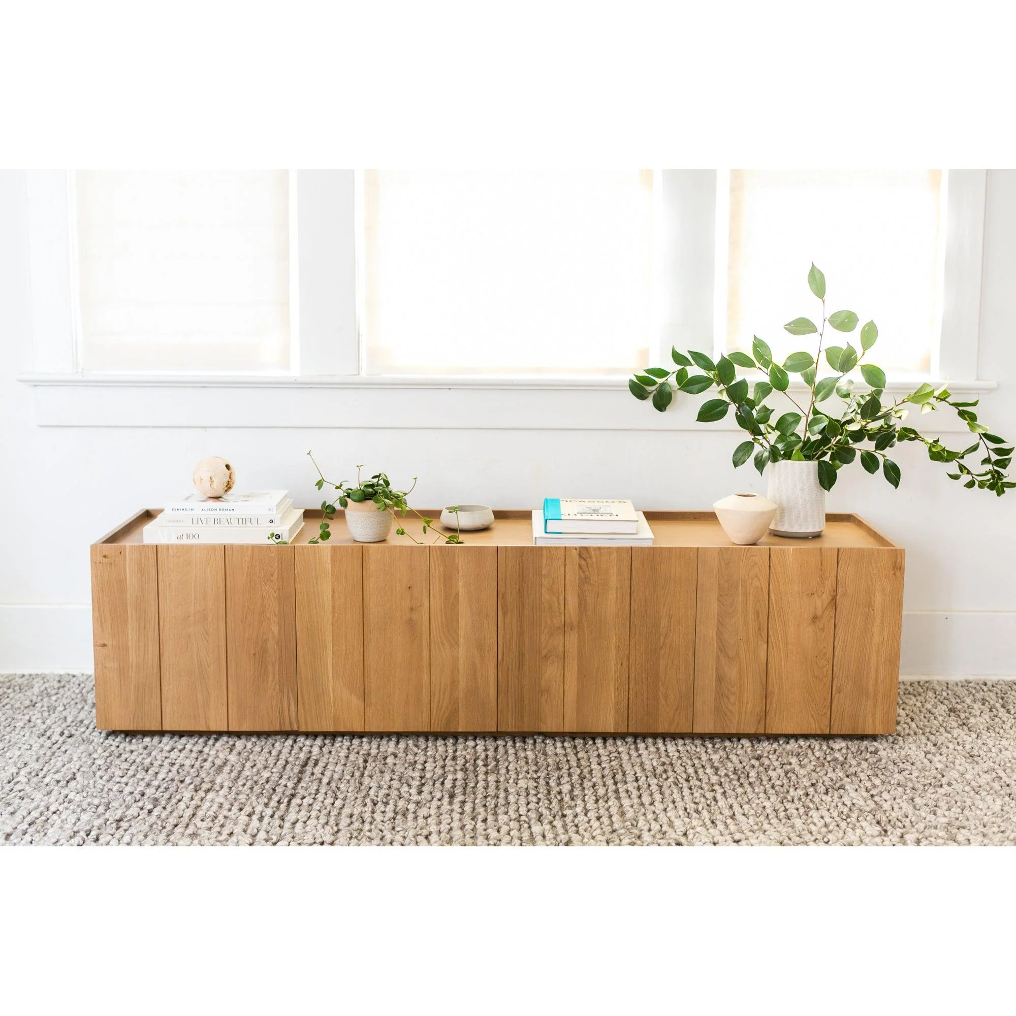 Plank Media Cabinet Natural - Remutear