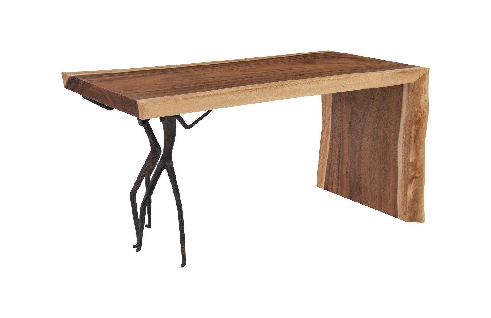 Atlas Desk, Natural, Waterfall Leg - Remutear