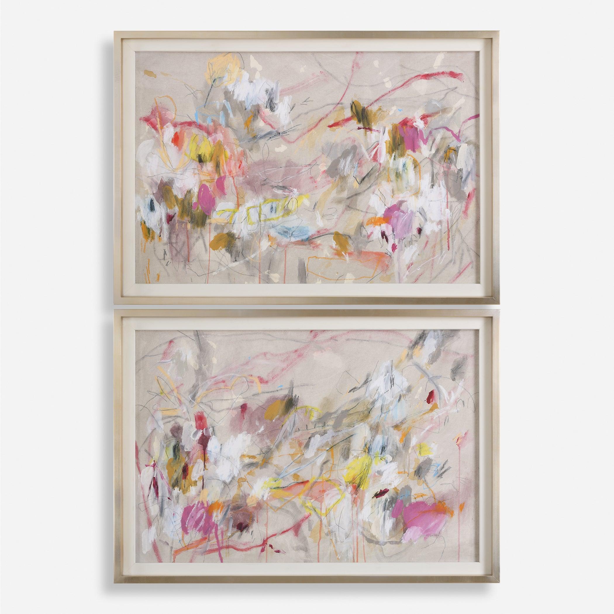 Metropolitan Rush Abstract Prints, S/2 - Remutear