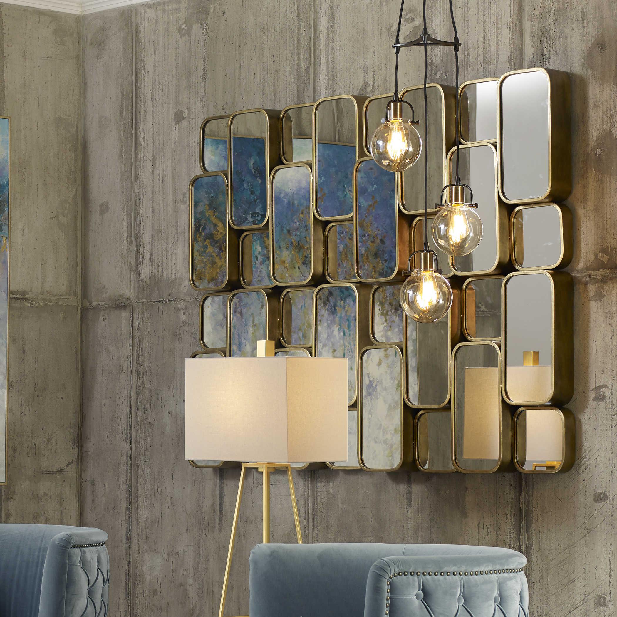 CANUTE MODERN GOLD MIRROR - Remutear