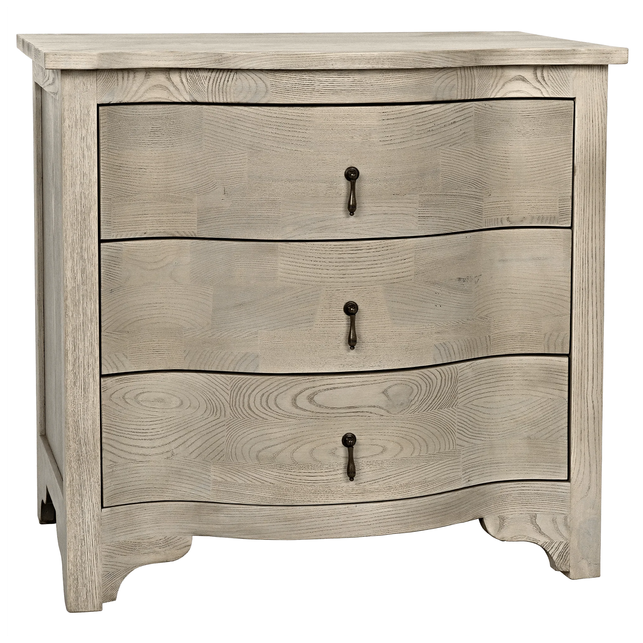 Curved Front Side Table - Remutear