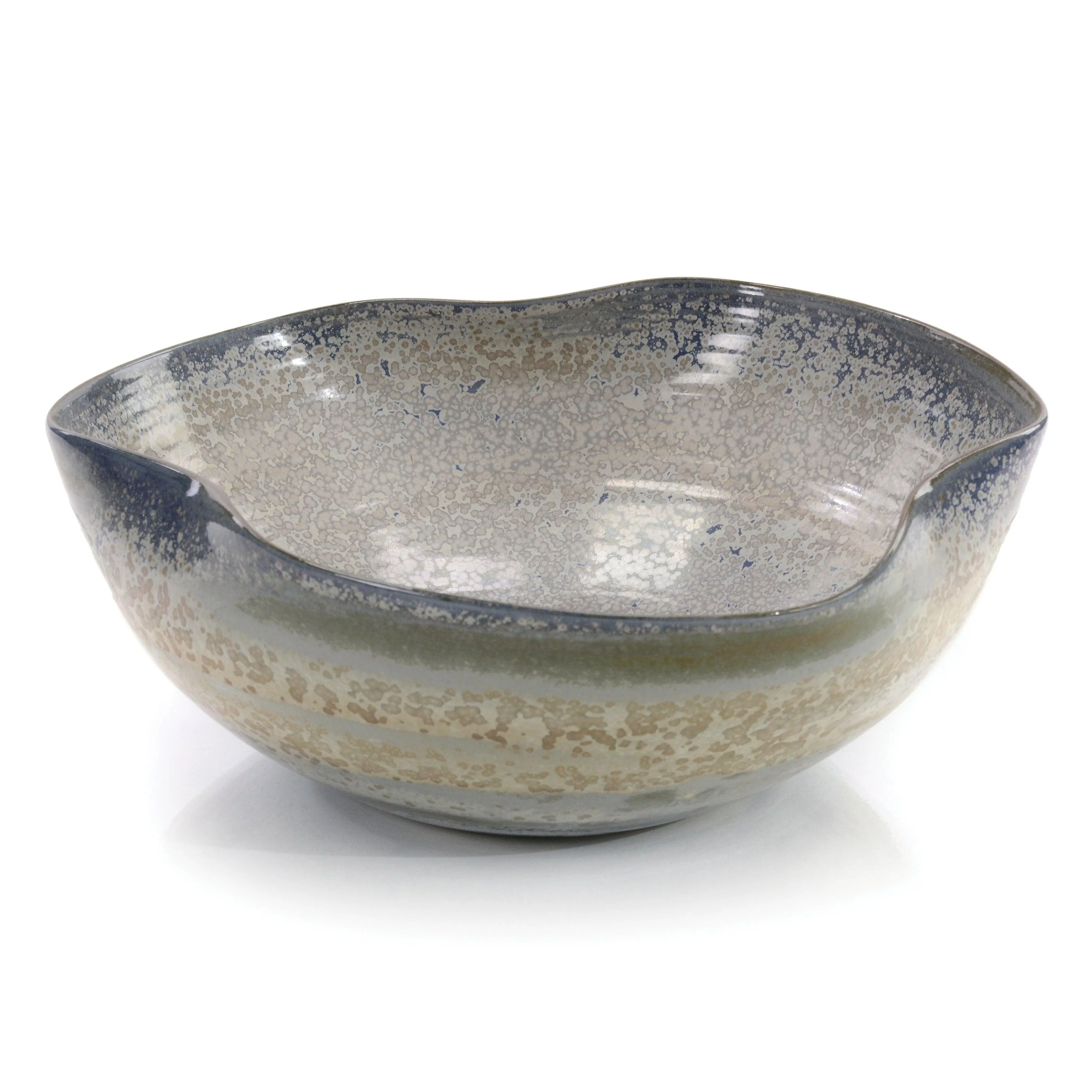 Floating In A Foam Of Teal Shapely Bowl - Remutear