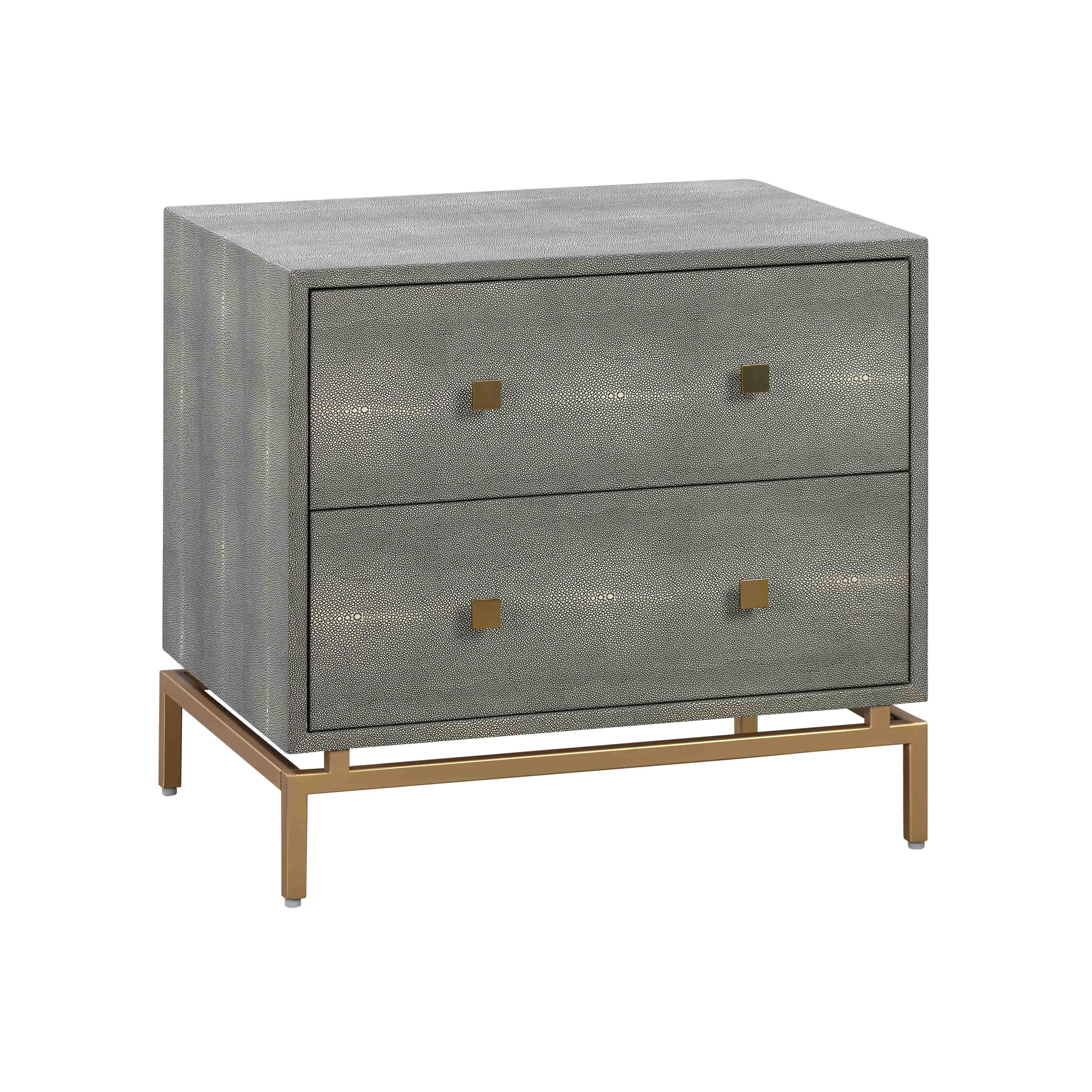 Pesce Shagreen Nightstand - Remutear