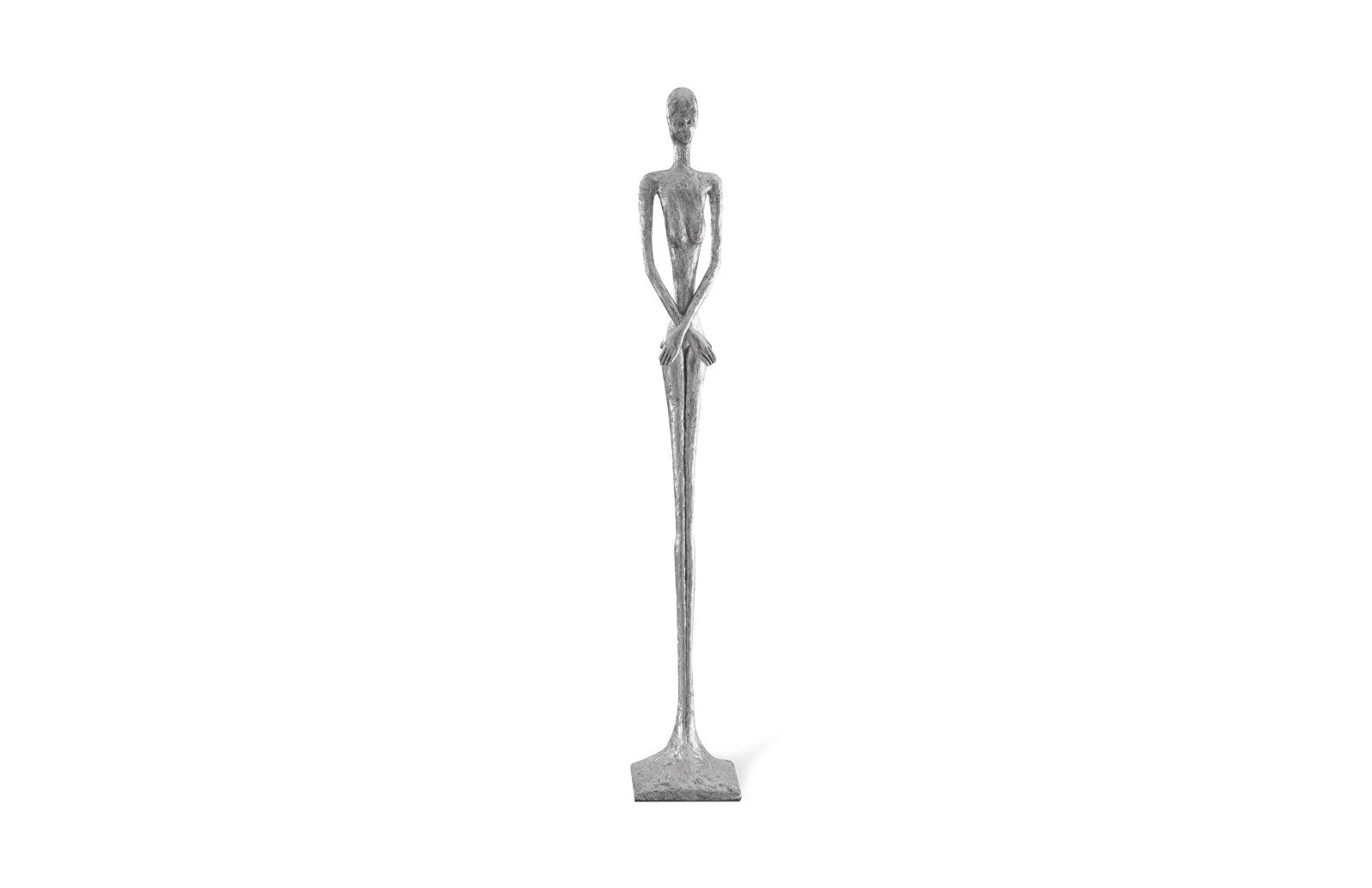 Lottie Sculpture, Resin, Silver Leaf - Remutear