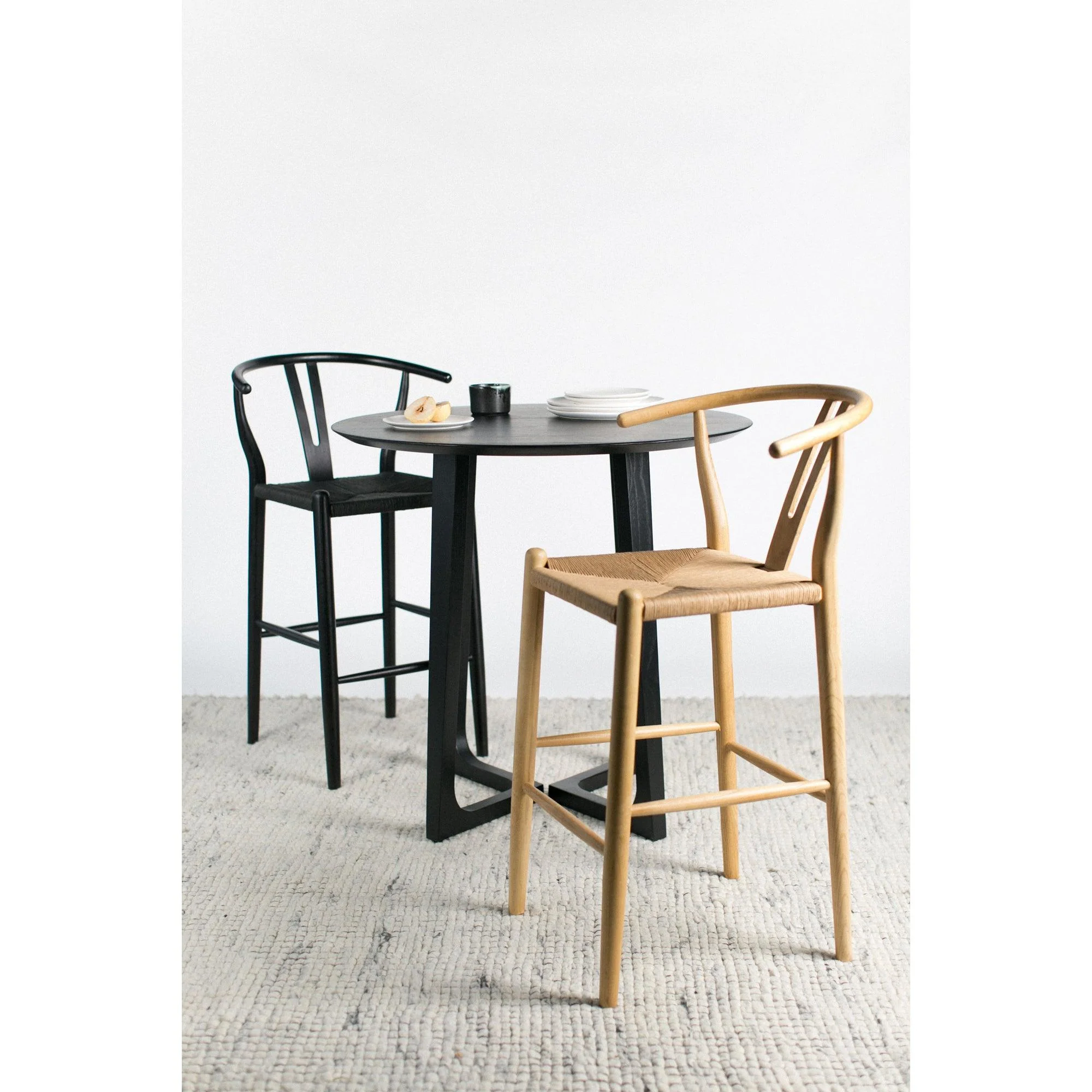 Godenza Counter Table Black Ash - Remutear