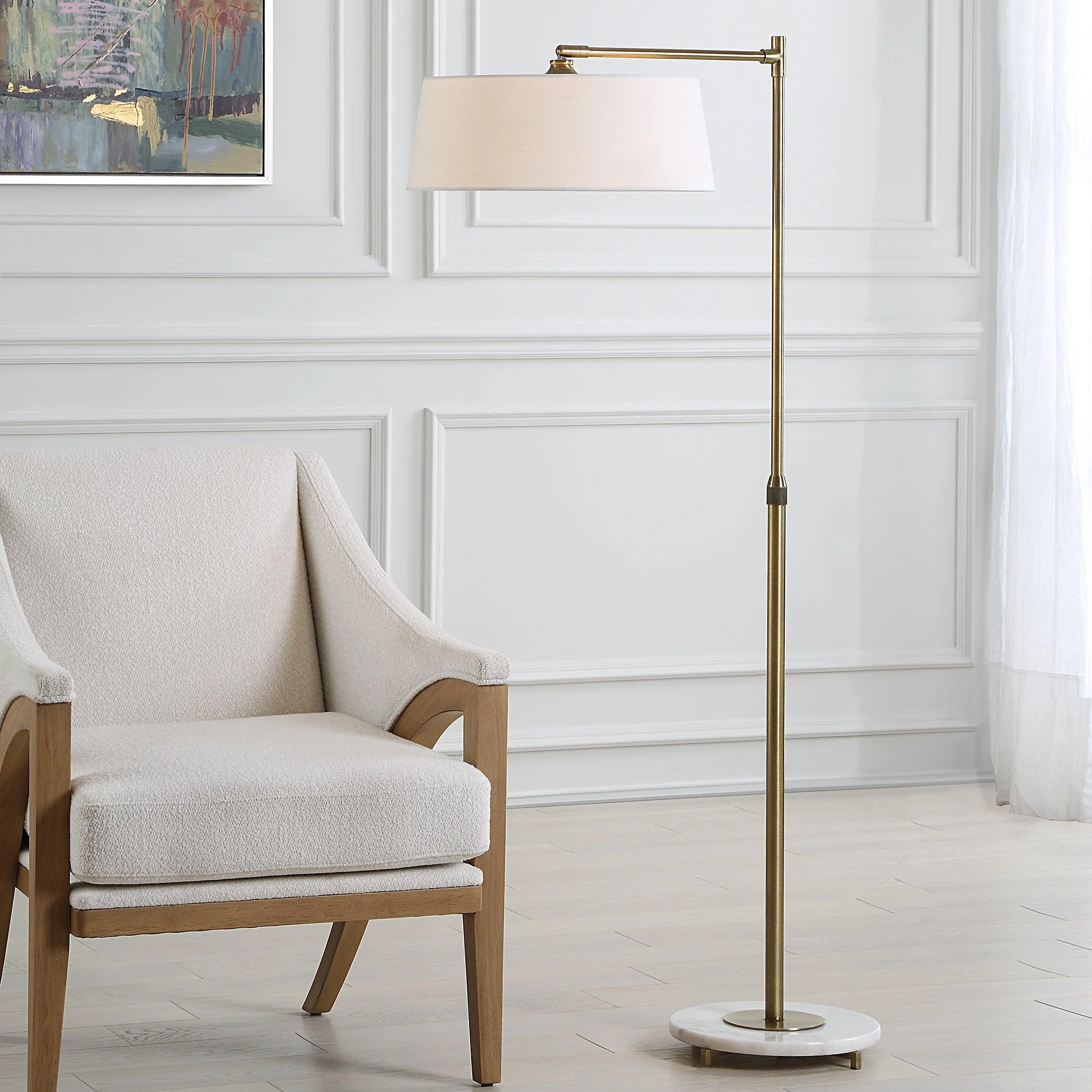 Branch Out Brass Floor Lamp - Remutear
