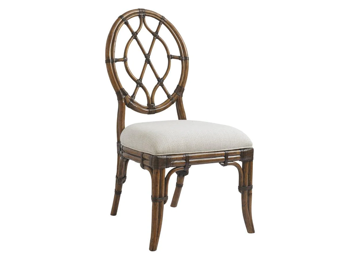 Bali Hai Cedar Key Oval Back Side Chair - Remutear