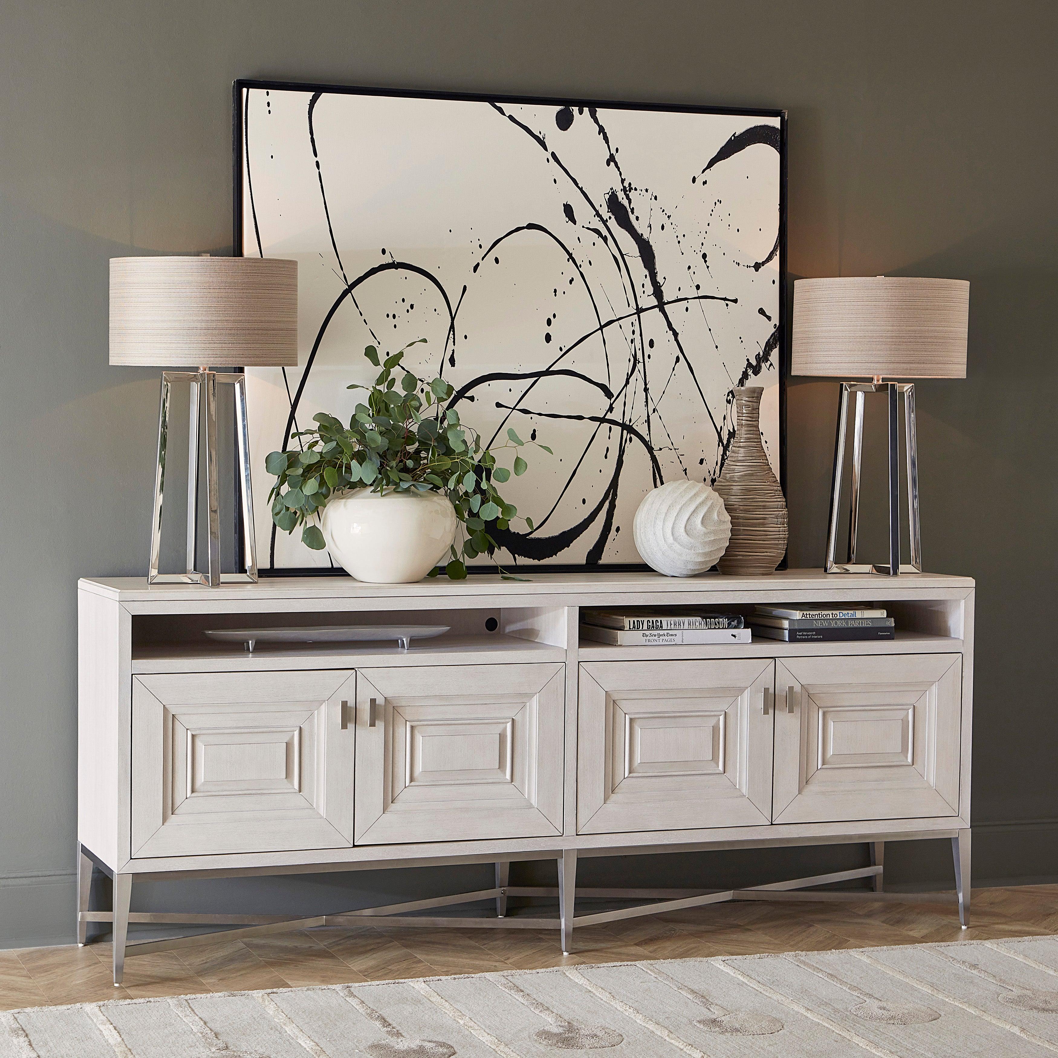 Ashby Place 4-Door Server with Open Shelves - Remutear