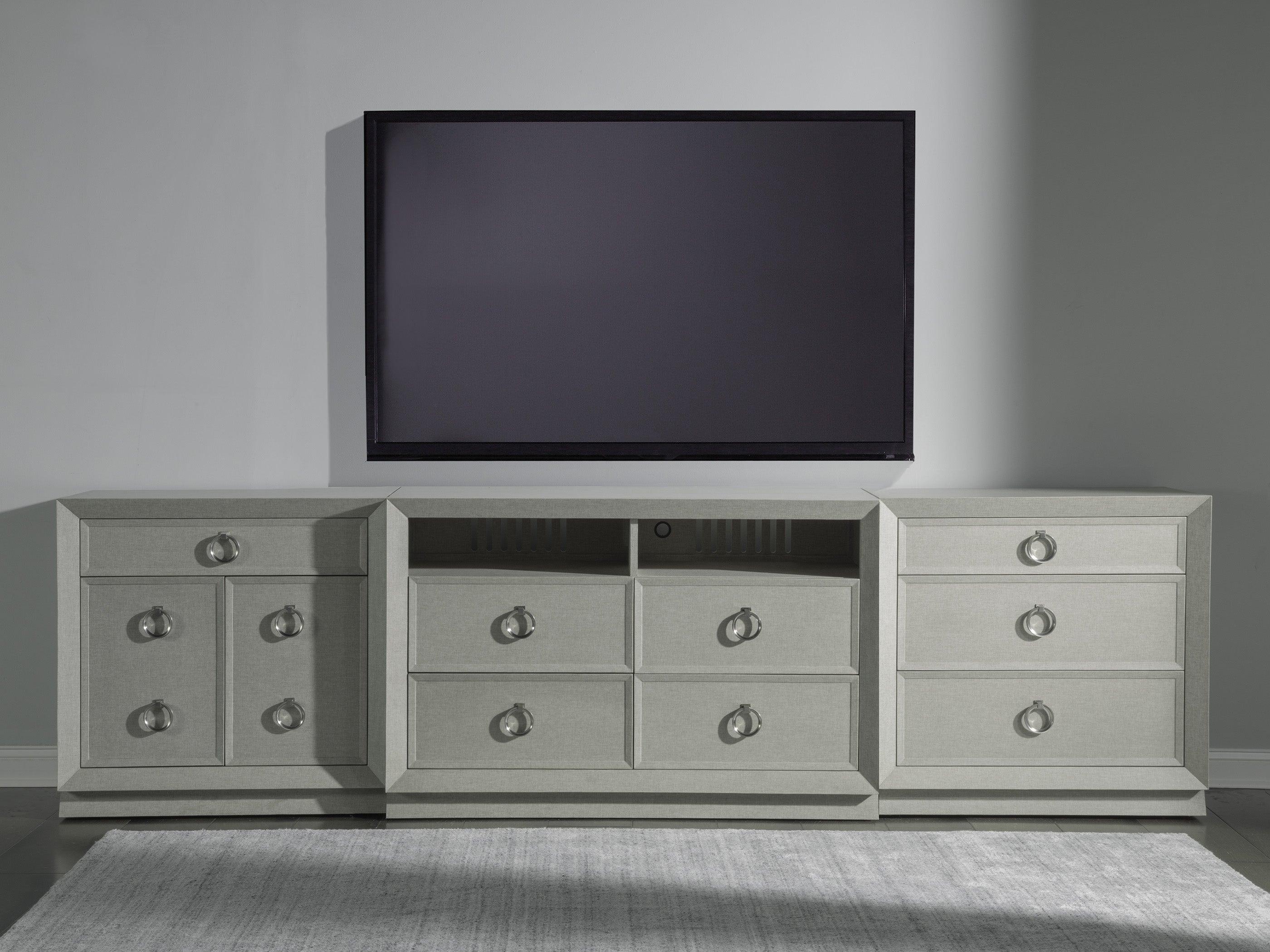 Signature Designs Zeitgeist Linen Media Console - Remutear