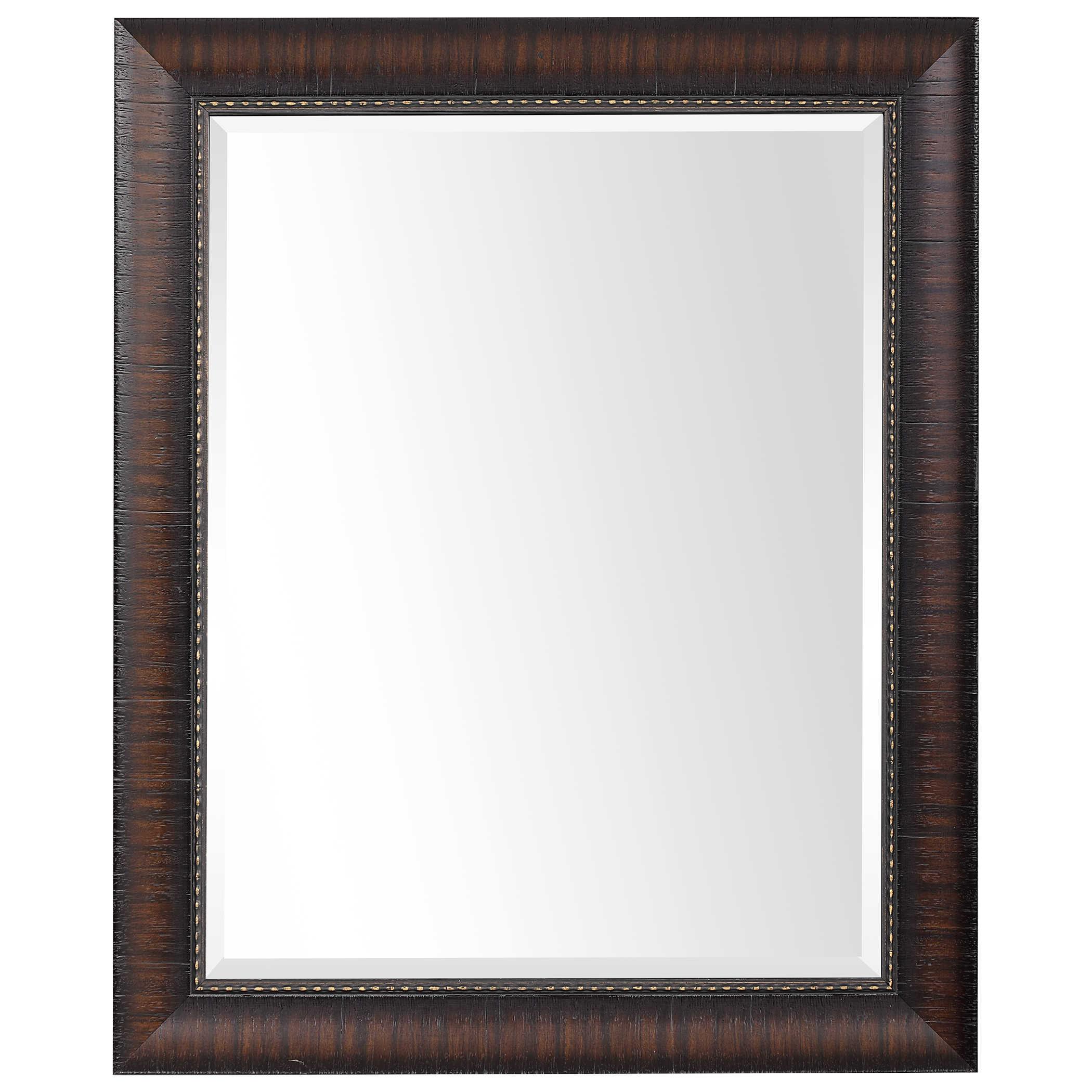 WYTHE BURNISHED WOOD MIRROR - Remutear