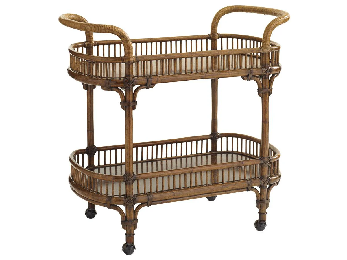 Bali Hai Veranda Bar Cart - Remutear