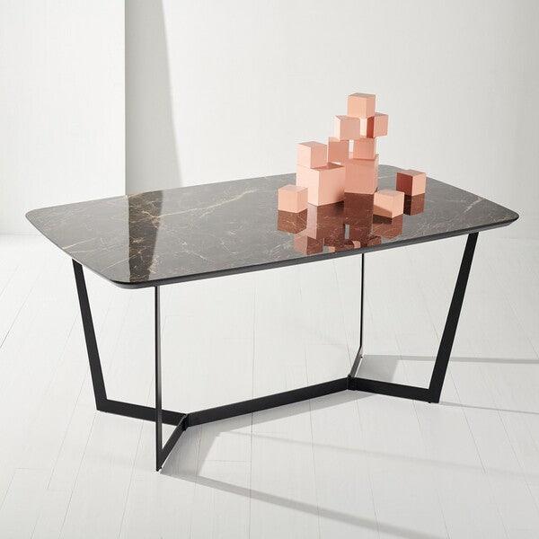 BRITTA METAL DINING TABLE - Remutear