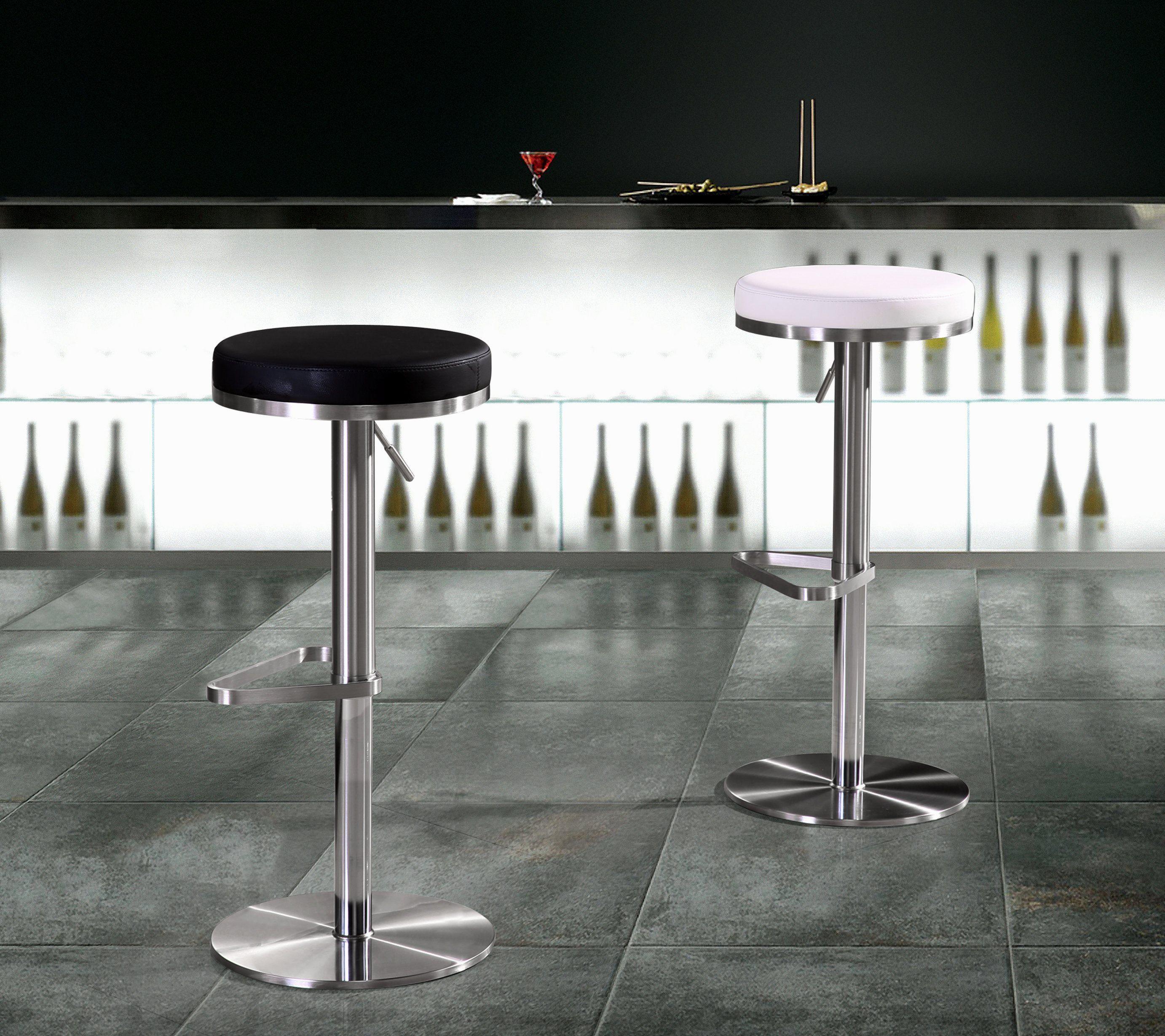 Fano Light Grey Stainless Steel Barstool - Remutear