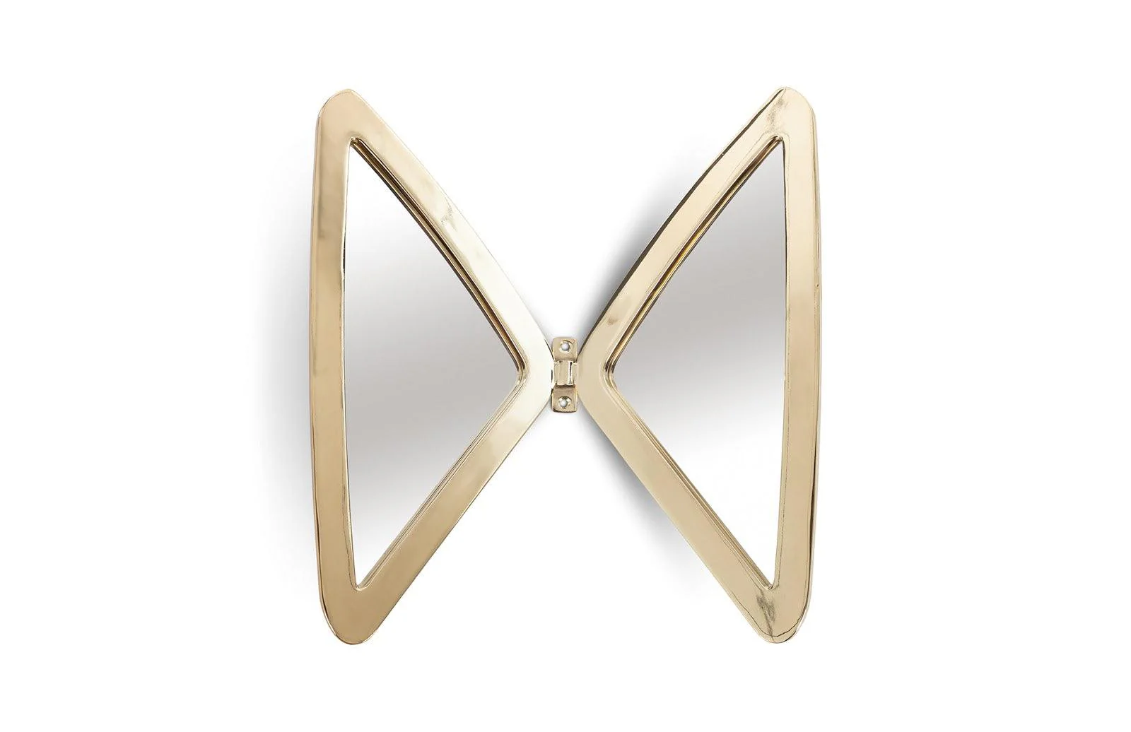 Butterfly Mirror, Plated Brass Finish - Remutear