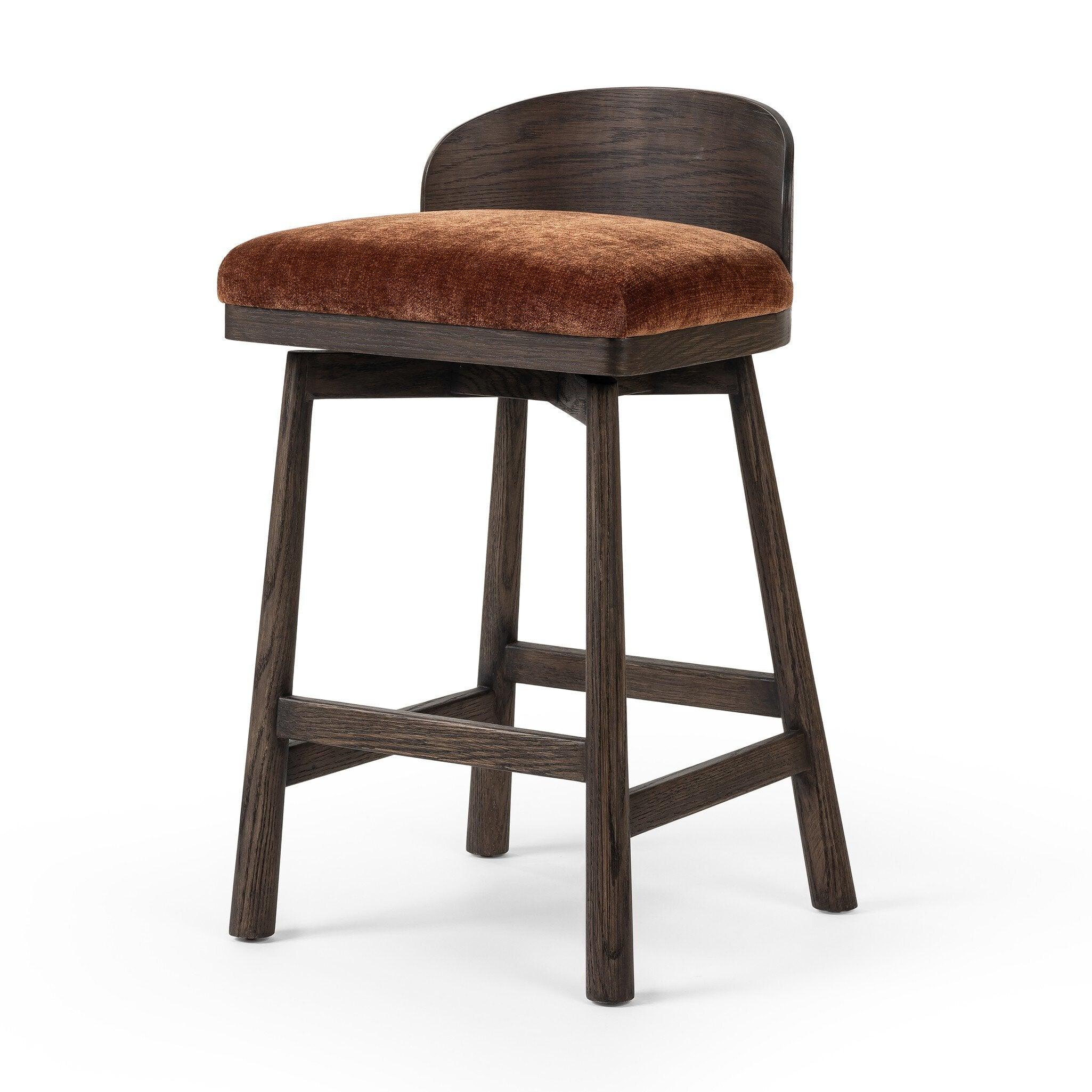 Cloris Swivel Bar  Counter Stool - Remutear