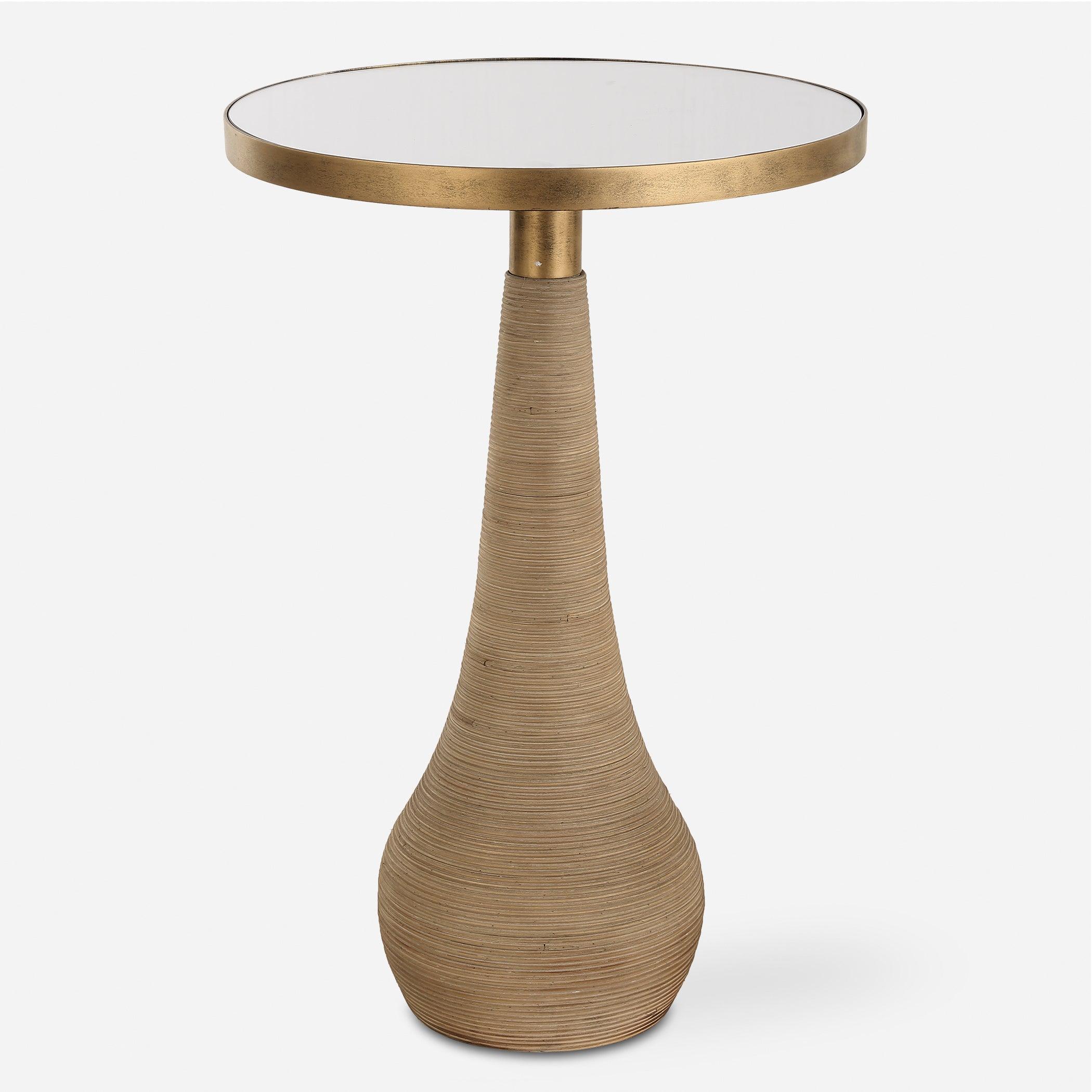 Terra Brass Accent Table - Remutear