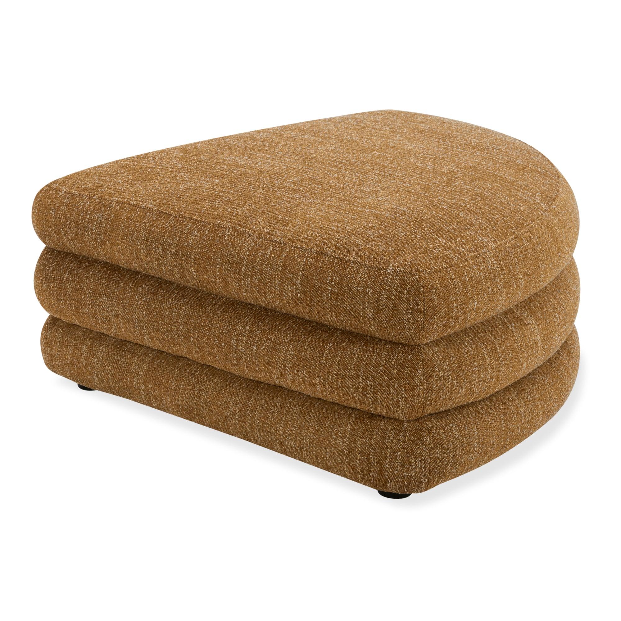 Lowtide Curved Ottoman Amber Glow - Remutear