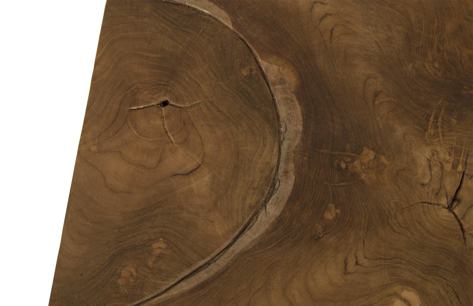 Teak Puzzle Side Table - Remutear