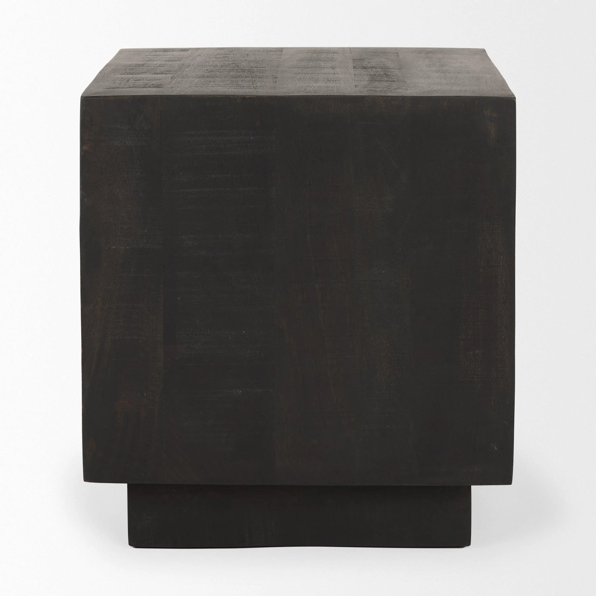 Hayden Dark Brown Wood End/Side Table - Remutear