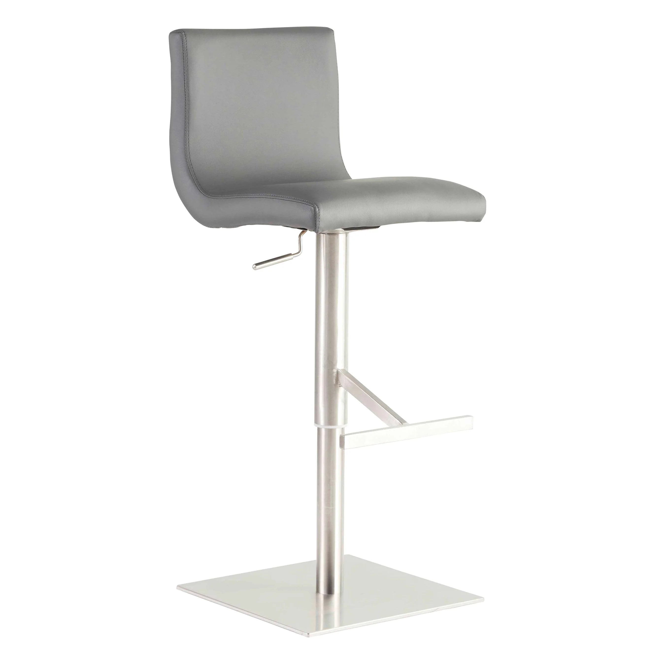 Scott Adjustable Bar/Counter Stool - Set of 1 - Remutear