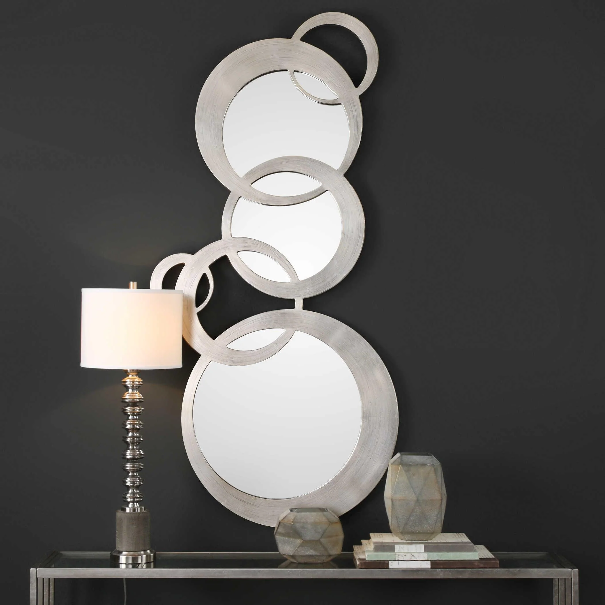 ODIANA SILVER RINGS MODERN MIRROR - Remutear