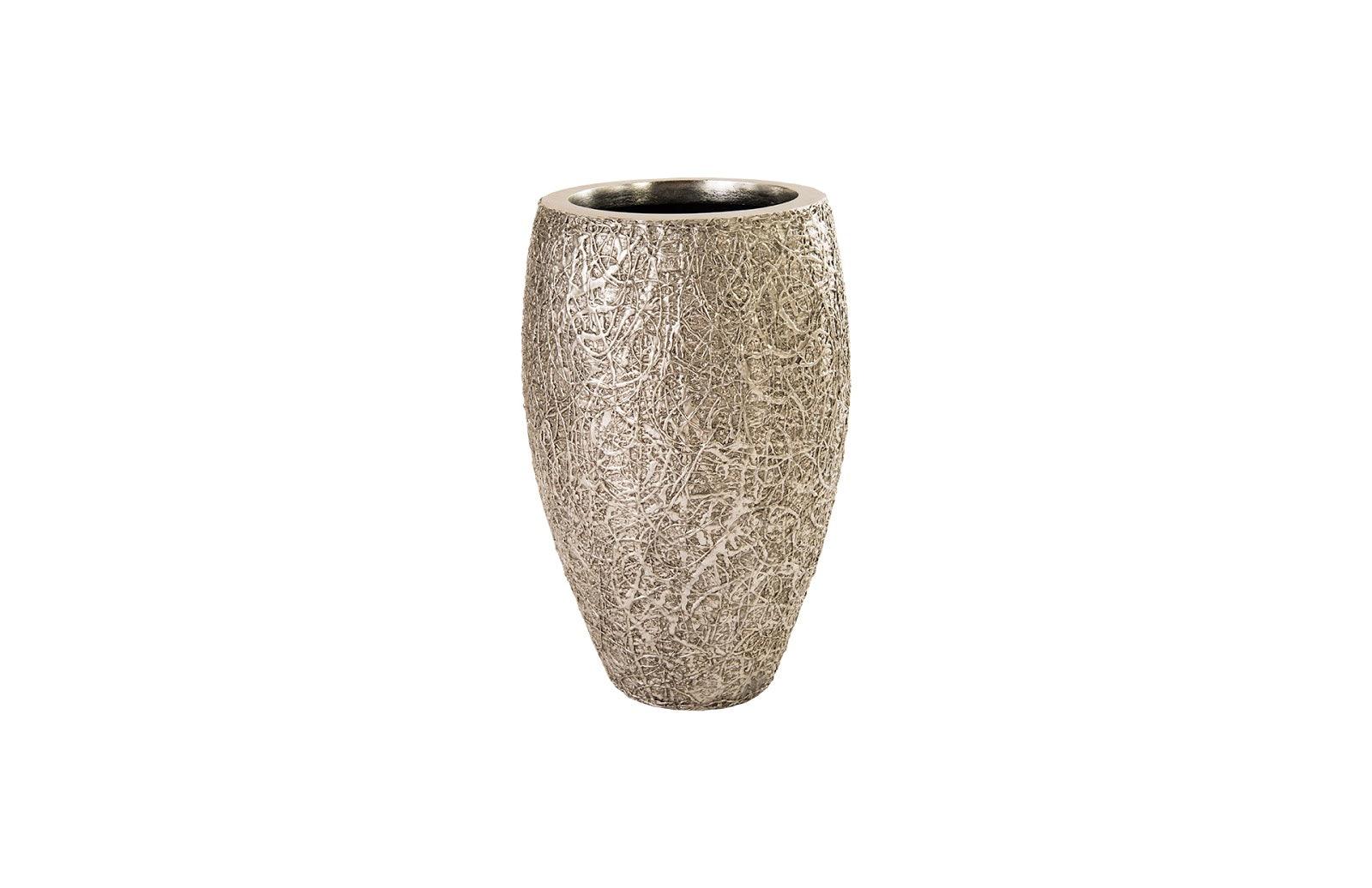 String Theory Planter, Silver Leaf, SM - Remutear