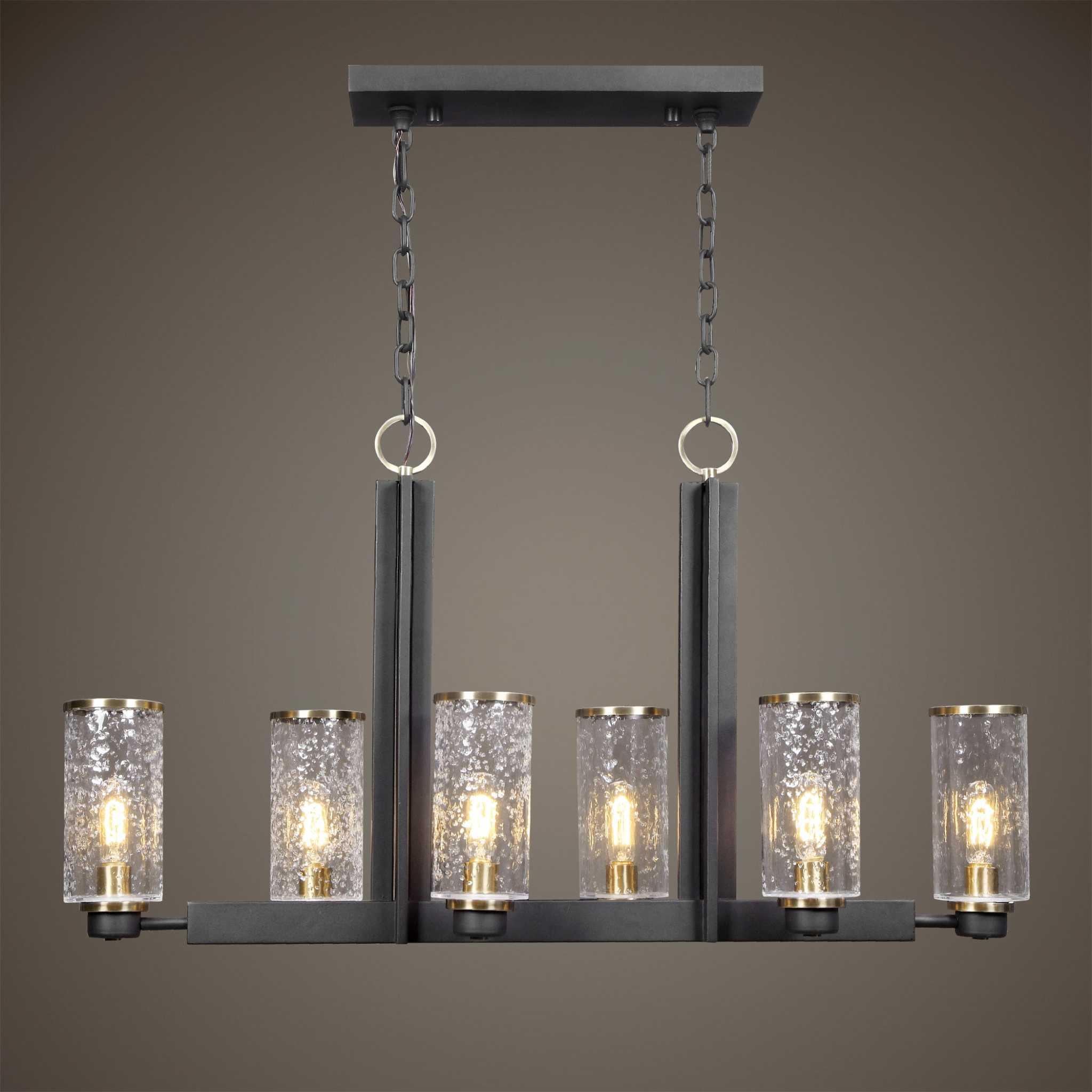 Jarsdel 6 Light Industrial Island Light - Remutear