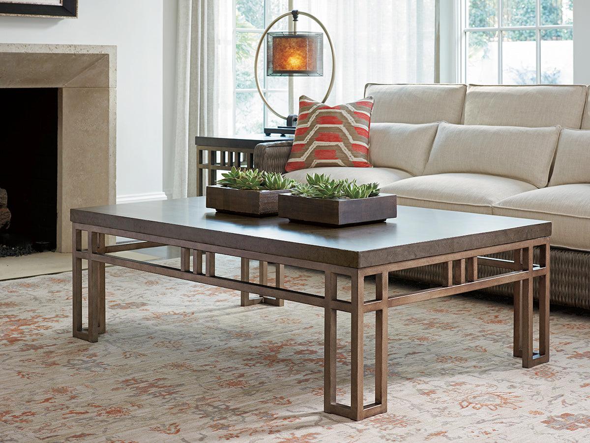 Cypress Point Montera Travertine Cocktail Table - Remutear