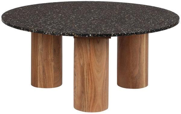 Kathalina Round Terrazzo Top Coffee Table - Remutear