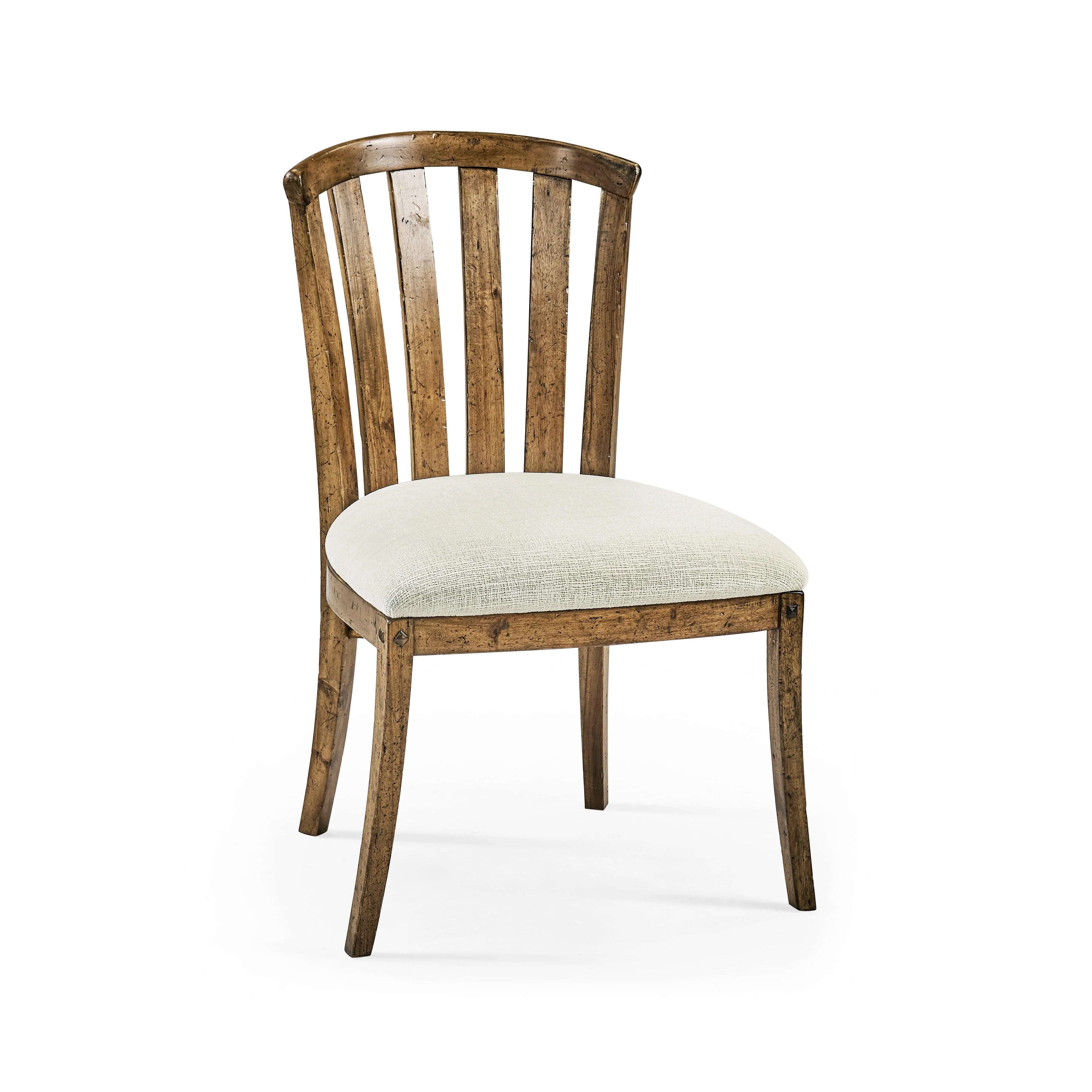 Casual Accents Medium Driftwood Curved Back Chair - Remutear