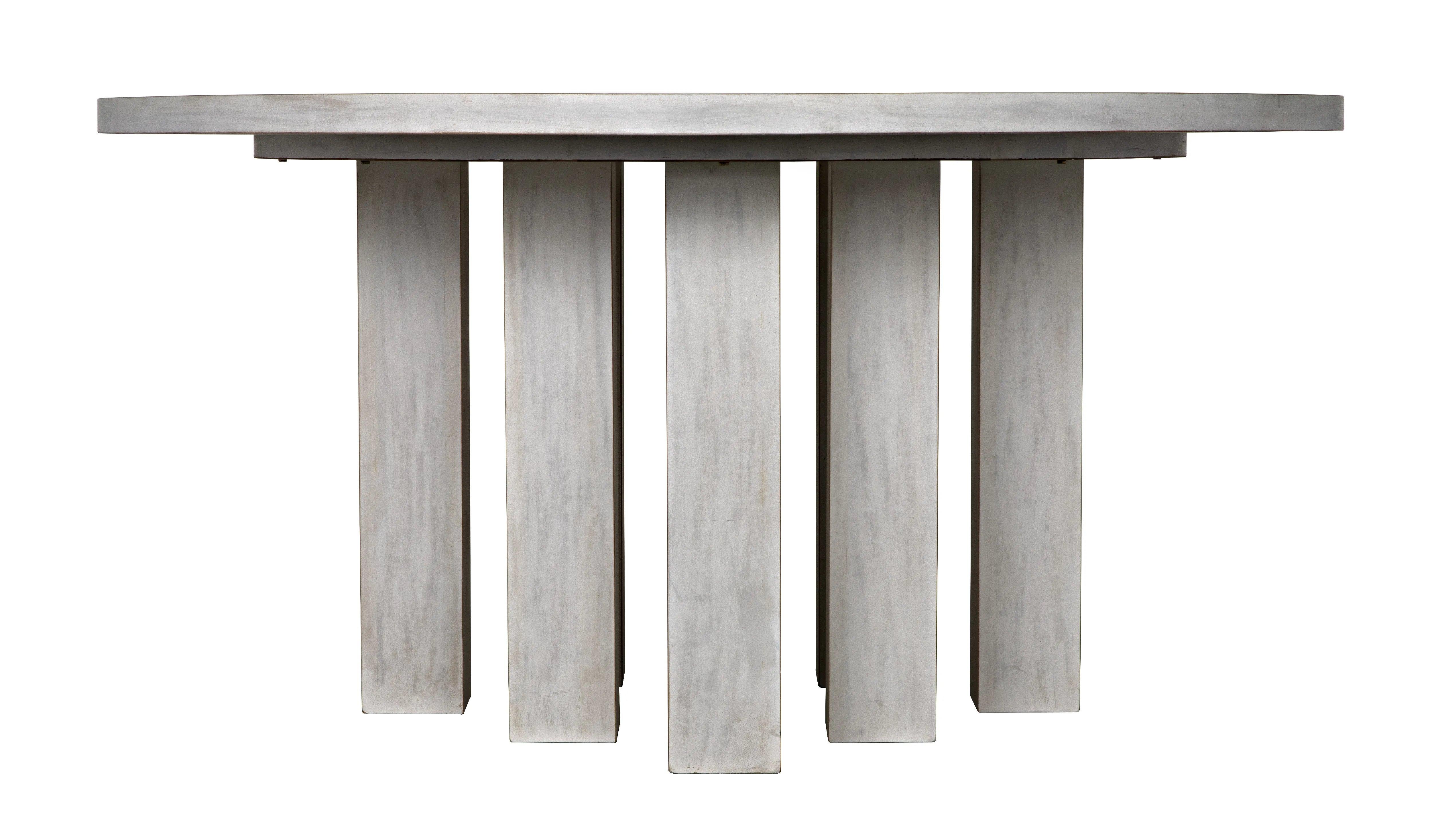 Resistance Dining Table, White Wash - Remutear