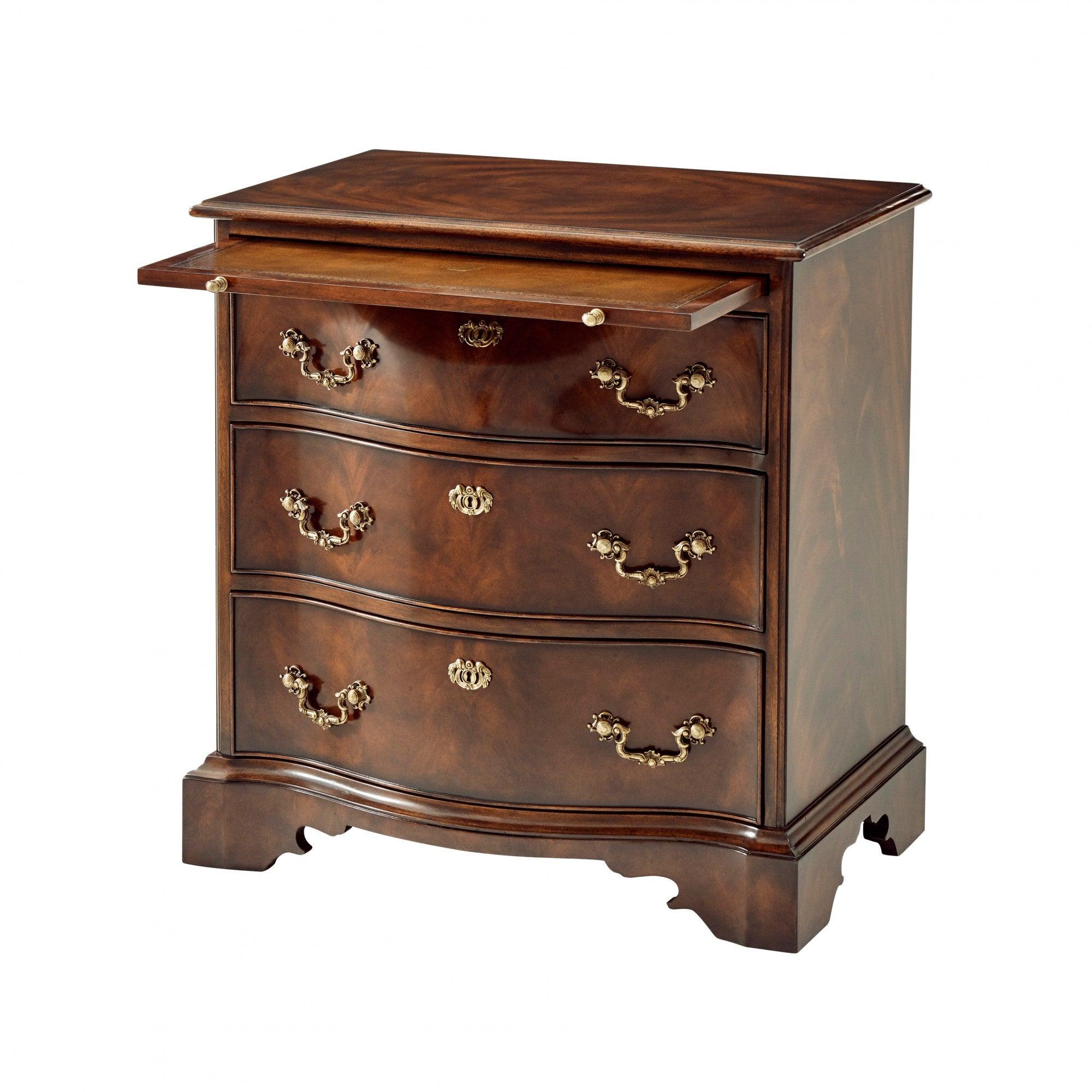 The India Silk Bedside Nightstand - Remutear