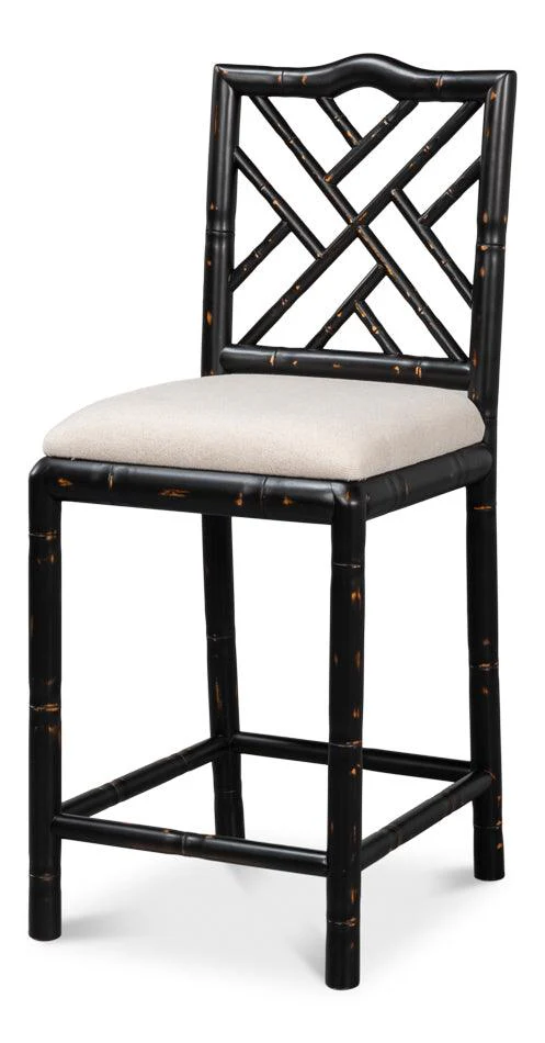 Brighton Counter Stool - Antique Black - Remutear