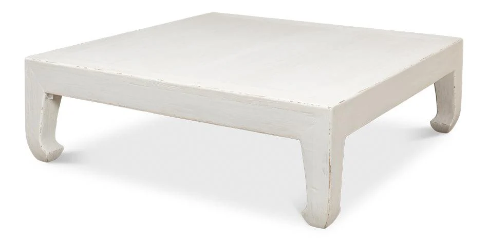 Classic Chinese Coffee Table - White - Remutear