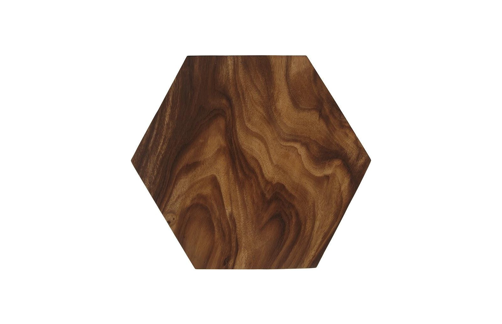 Honeycomb Side Table, Chamcha Wood, LG - Remutear