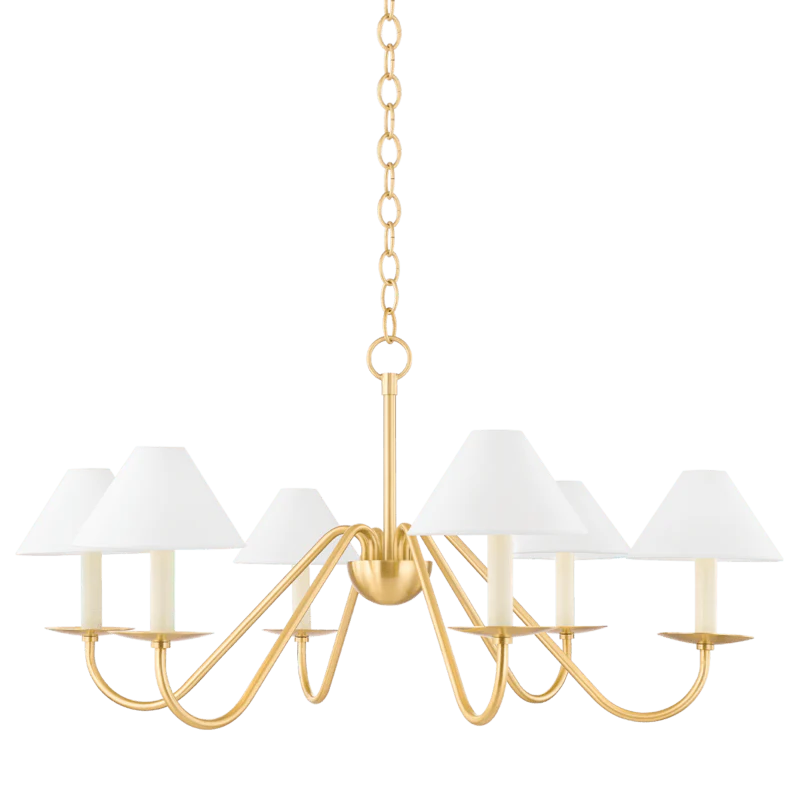 LENORE 6 LIGHT CHANDELIER - Remutear