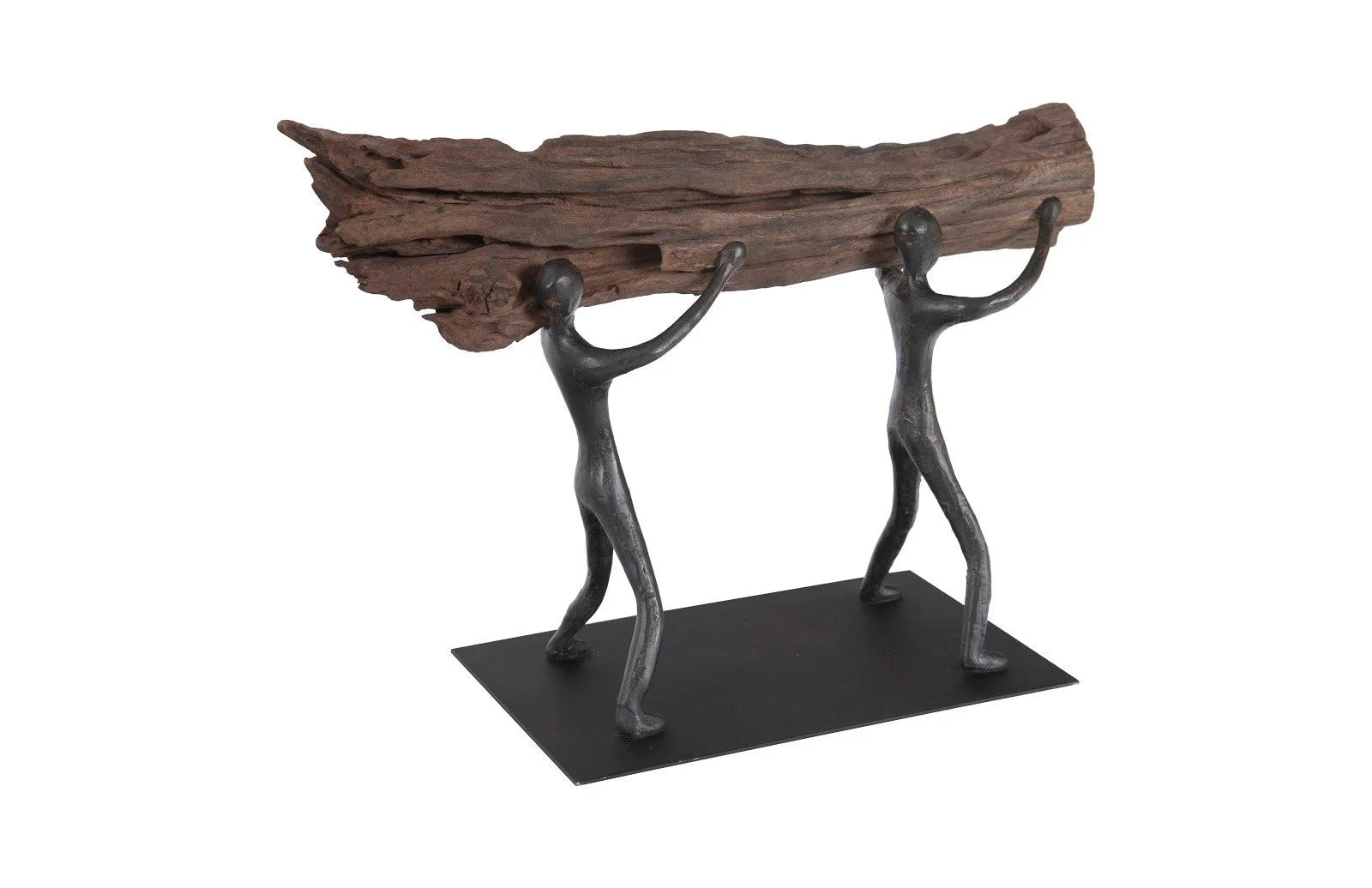 Atlas Tabletop Sculpture, Log Lift, With Base - Remutear