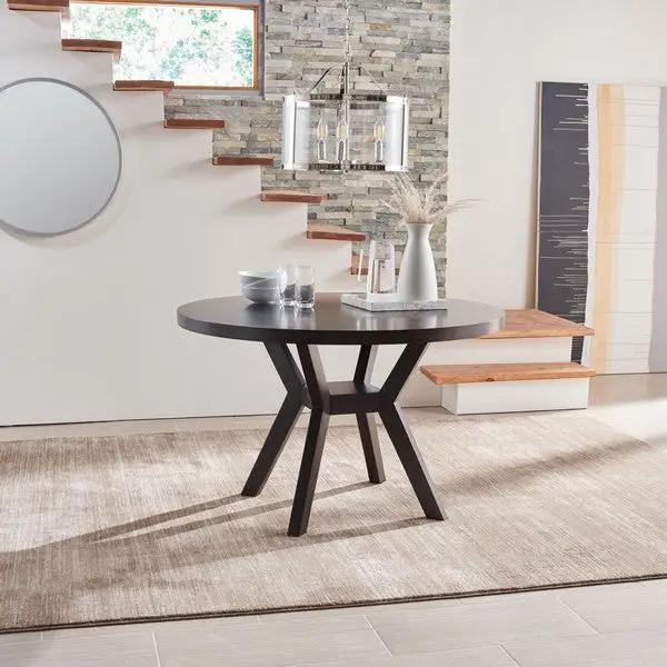 LUIS ROUND WOOD DINING TABLE - Remutear