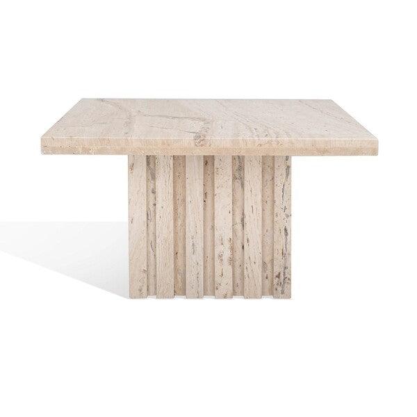 OLIVIA SQUARE MARBLE ACCENT TABLE - Remutear