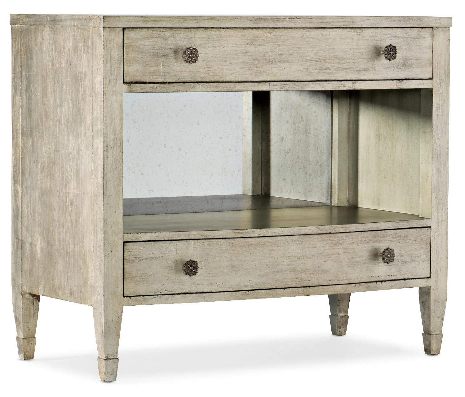 Sanctuary Gemme Two Drawer Nightstand - Remutear