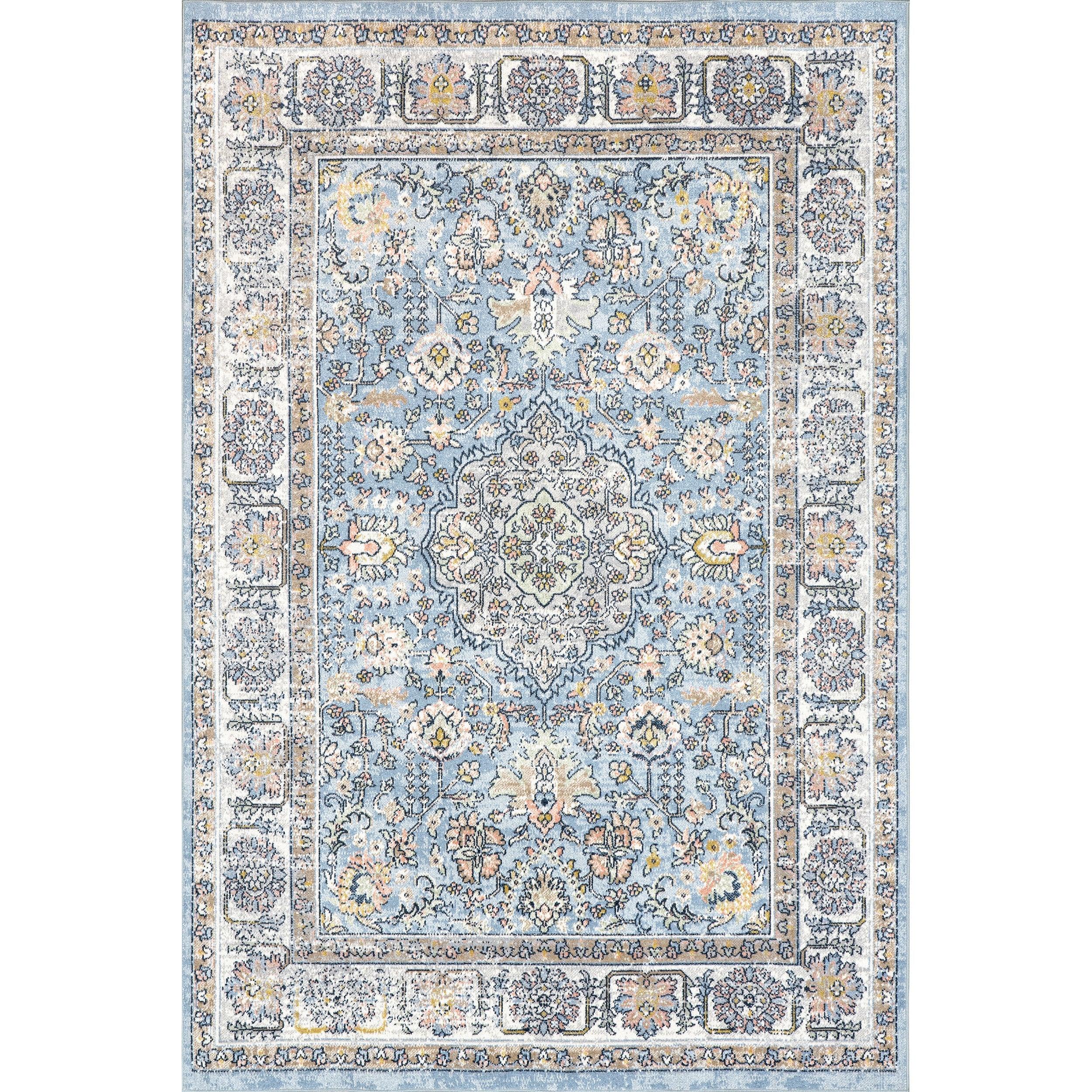 Valencia Traditional Persian Machine Washable Area Rug - Remutear
