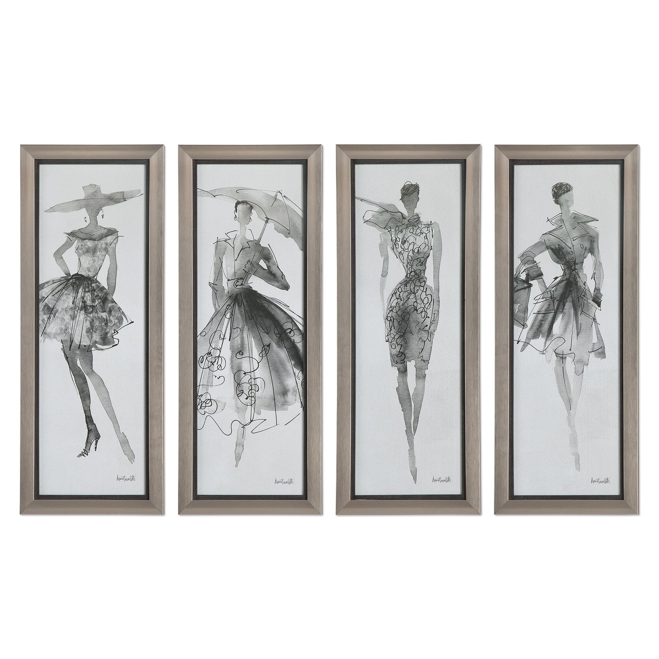 Fashion Sketchbook Art, S/4 - Remutear