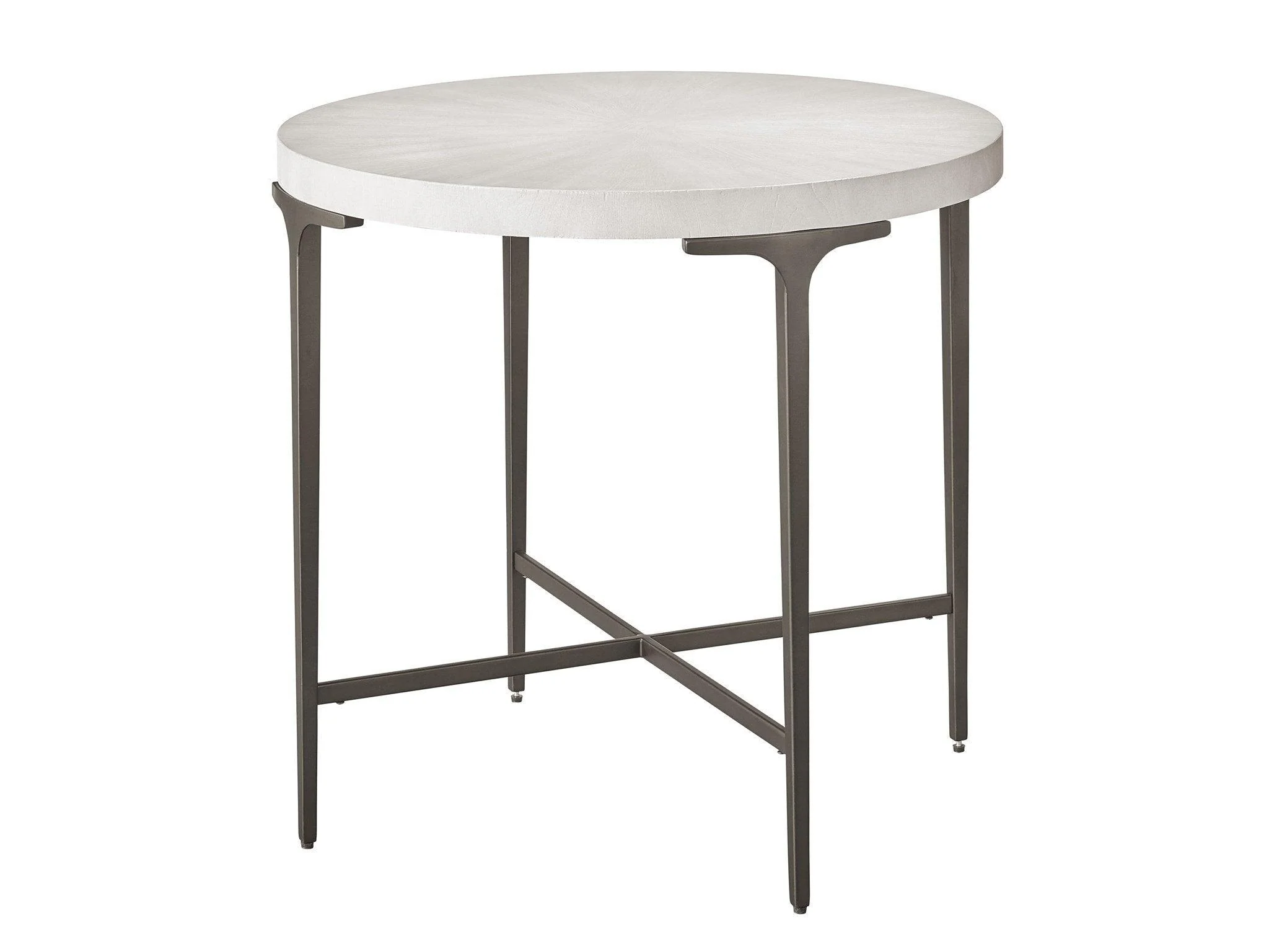 Soliloquy Dahlia Round End Table - Remutear